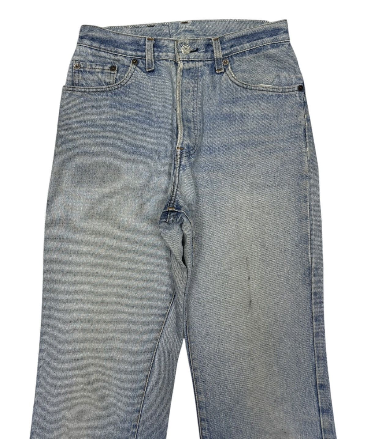 Levi's VINTAGE LEVIS 501 DISTRESSED DENIM RELEASE HEM JEANS Size 27" / US 4 / IT 40 - 5 Thumbnail