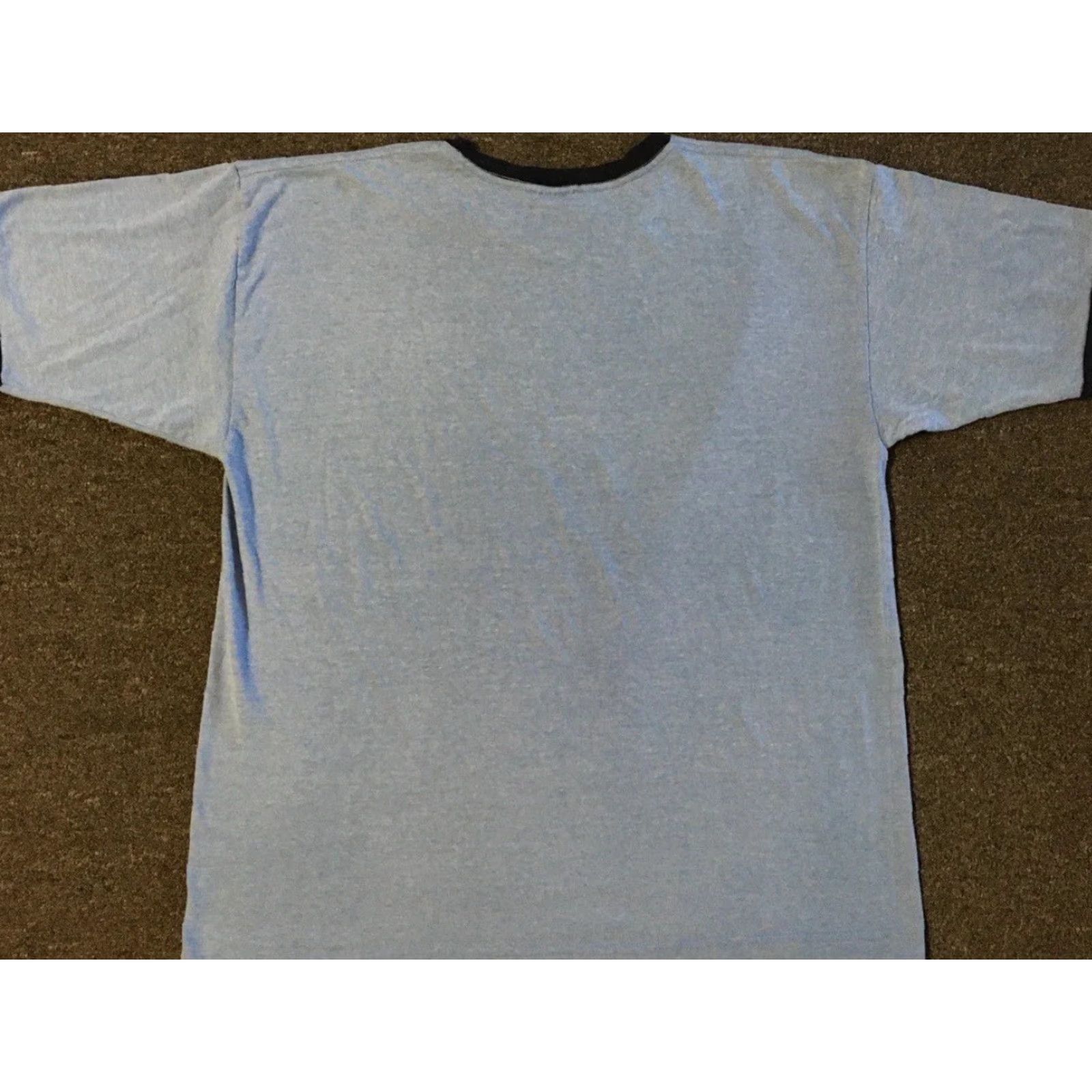 Junk Food VINTAGE Dubble Bubble Shirt XL USA Candy Surf Grunge 90s Funny Junk Food Ghost Mens Graphic Tee Blue 80s 90s Candy Bar USA Food Surf Skate Retro Size US XL / EU 56 / 4 - 7 Thumbnail