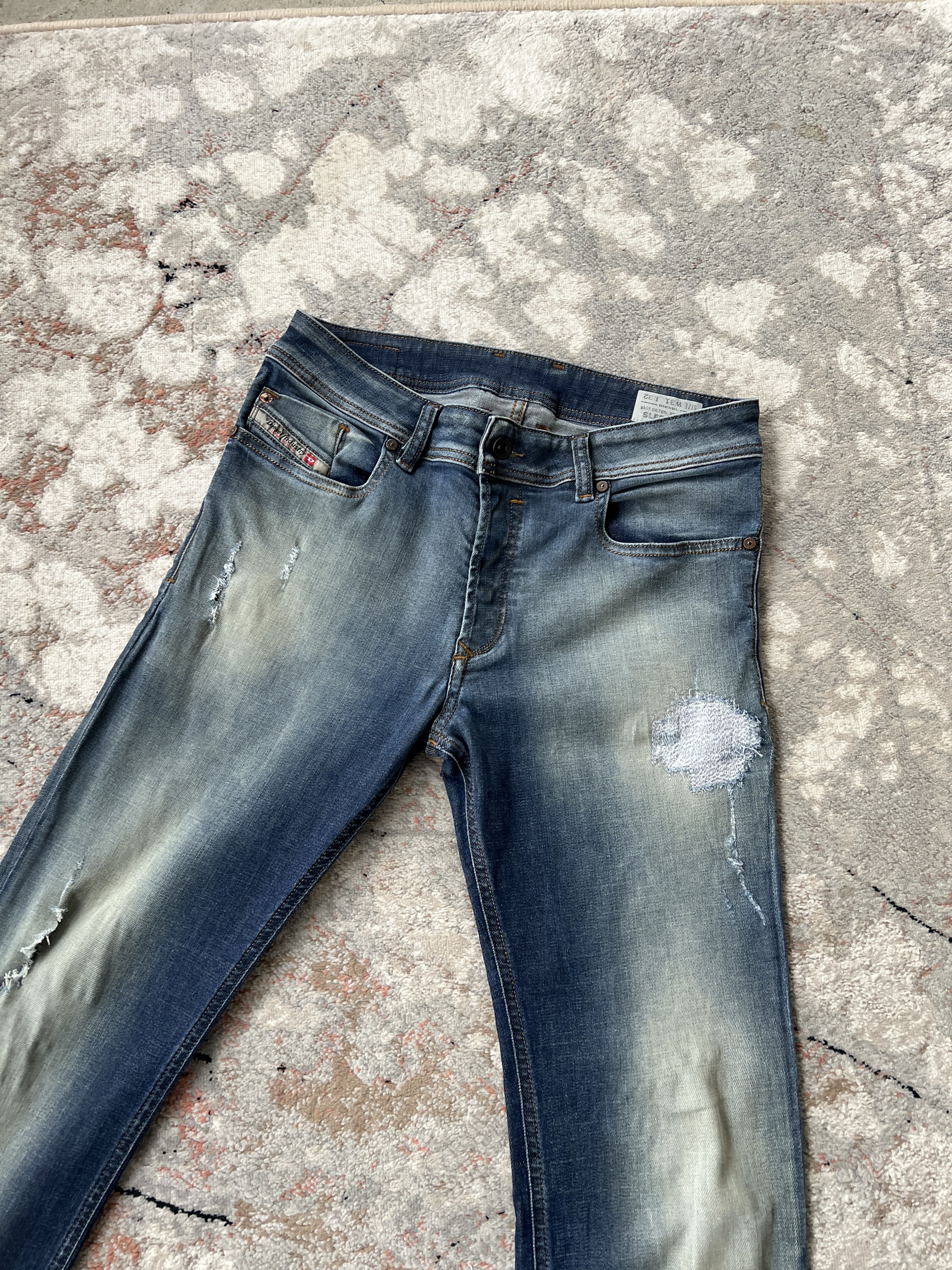 Diesel Diesel Sleenker Slim Skinny Jeans Size US 31 - 2 Thumbnail