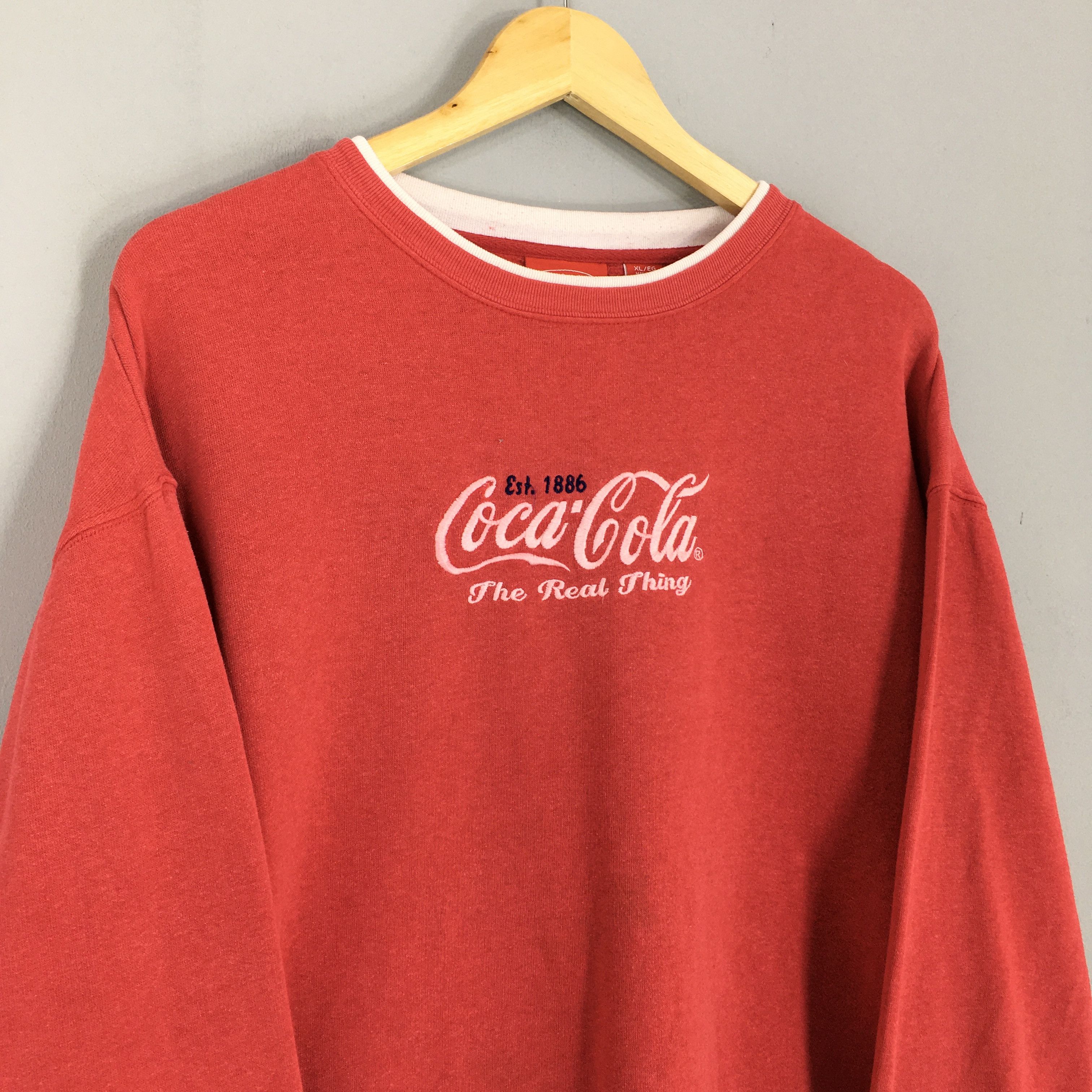 Coca Cola × Vintage Vintage Coca Cola Carbonated Drink Sweatshirt XLarge Size US XL / EU 56 / 4 - 3 Thumbnail