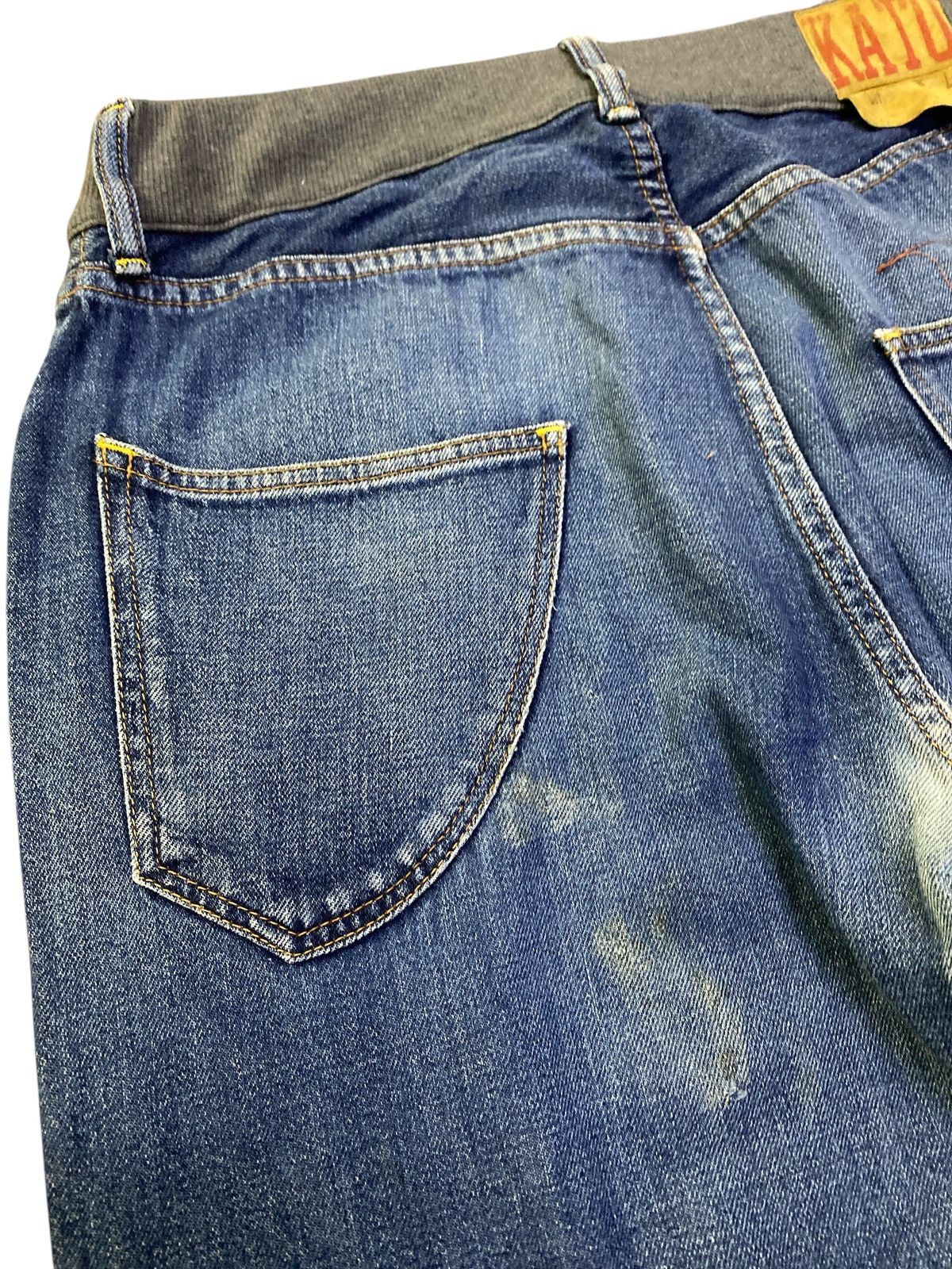 Japanese Brand × KATO × Vintage Rare Kato Jogger Selvedge Jeans Size US 34 / EU 50 - 10 Thumbnail