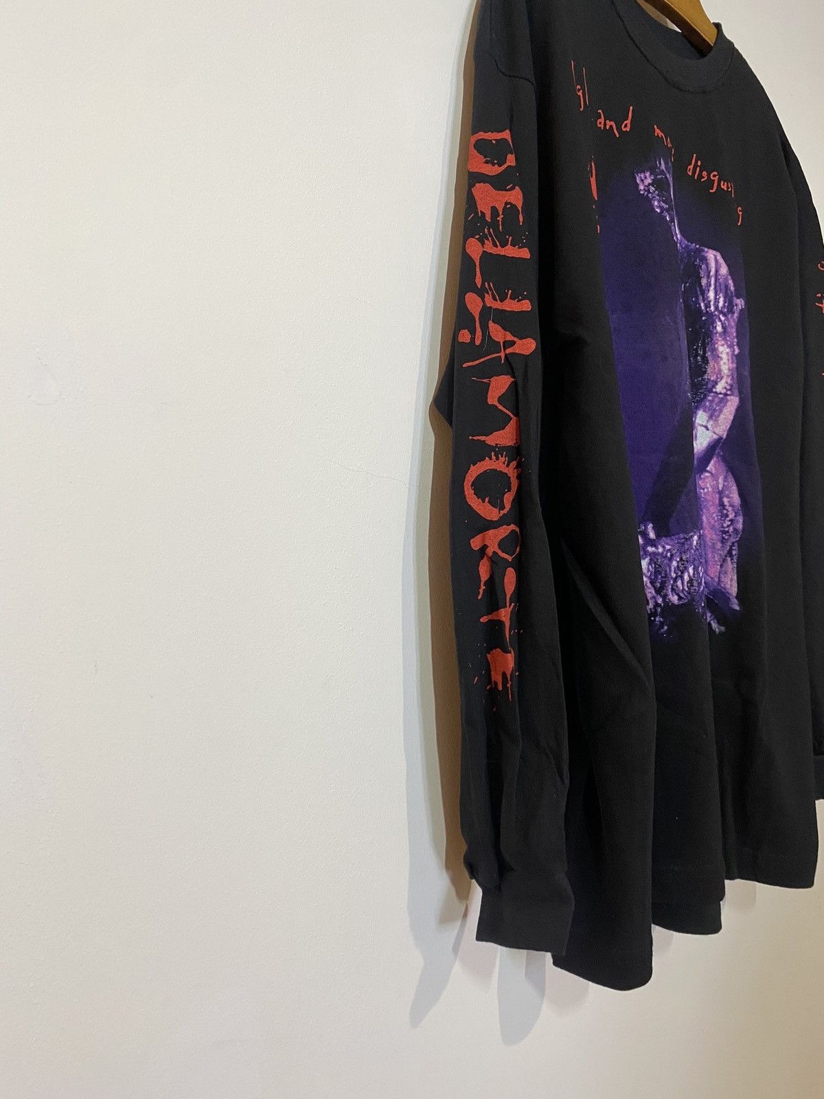 Band Tees Vintage Dellamorte 90s shirt longsleeves Size US XL / EU 56 / 4 - 4 Thumbnail