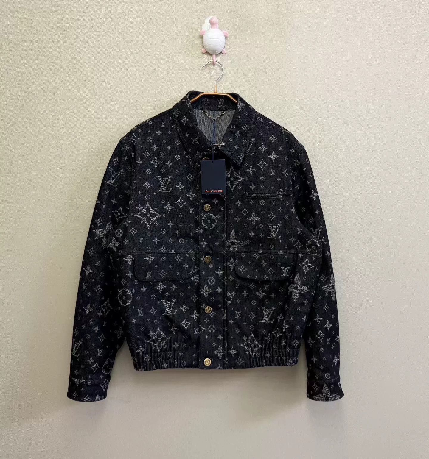 Louis Vuitton louis vuitton black denim logo jacket Size US L / EU 52-54 / 3 - 1 Thumbnail