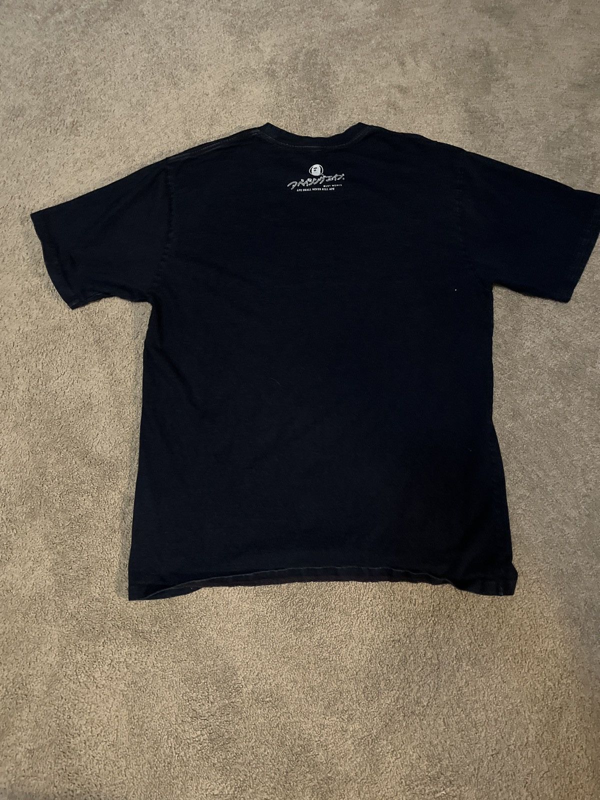Bape BAPE Ape Head Bapesta Indigo T-shirt Size US XL / EU 56 / 4 - 3 Thumbnail