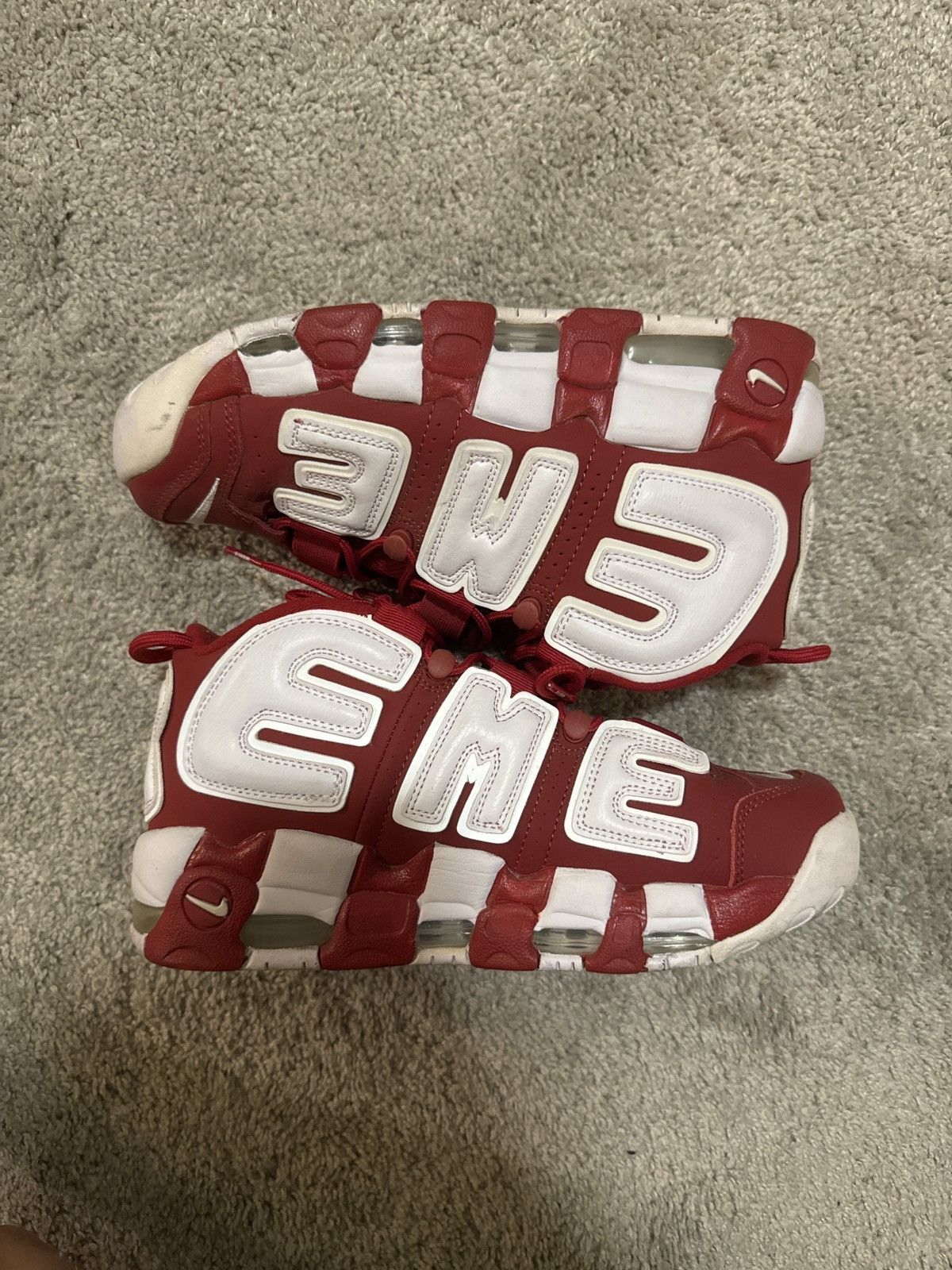 Nike × Supreme Supreme Nike Air More Uptempo Size US 9 / EU 42 - 2 Thumbnail