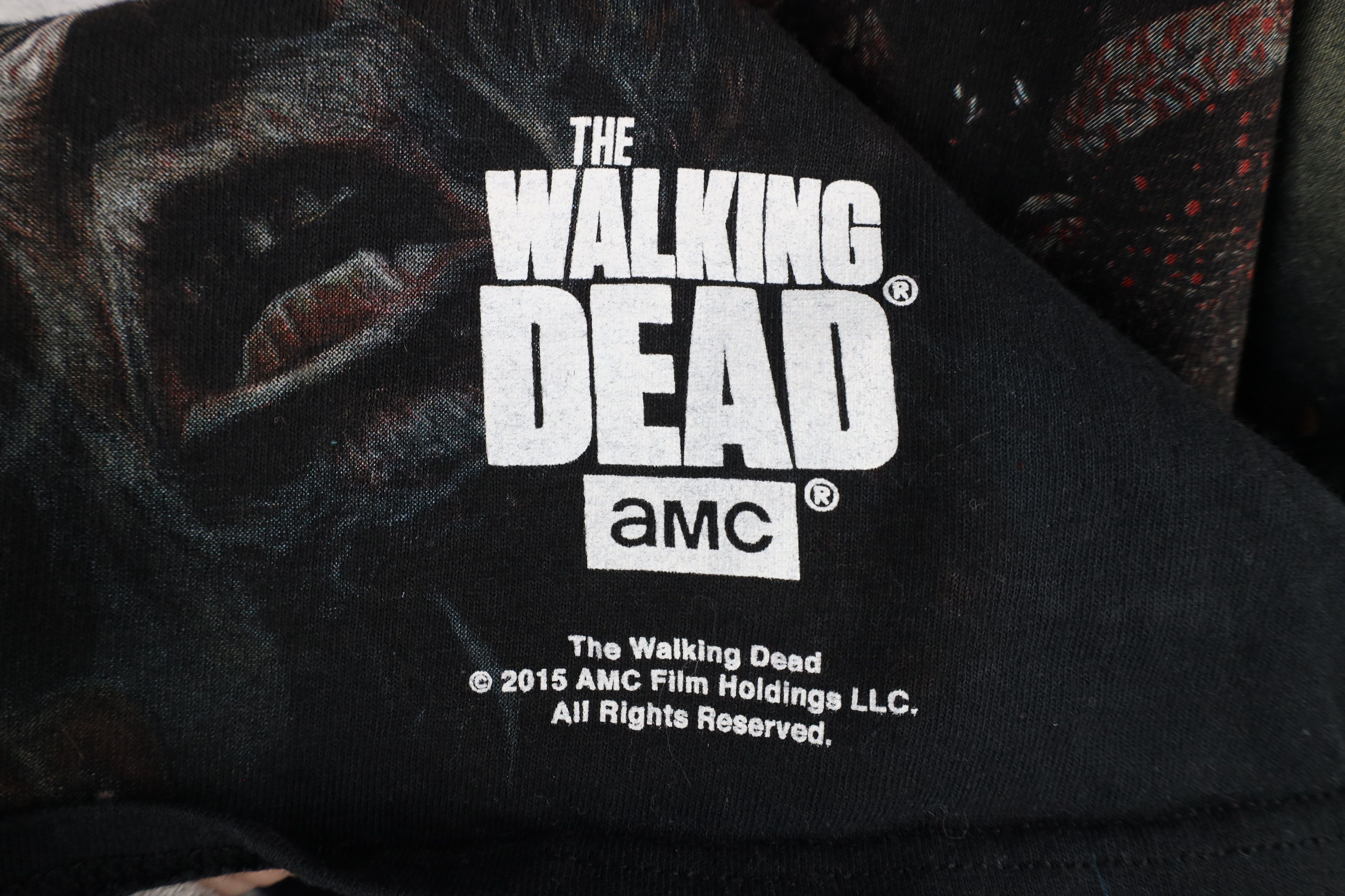 Vintage Vintage Y2K The Walking Dead Zombies Short Sleeve T-Shirt Size US XXL / EU 58 / 5 - 6 Thumbnail