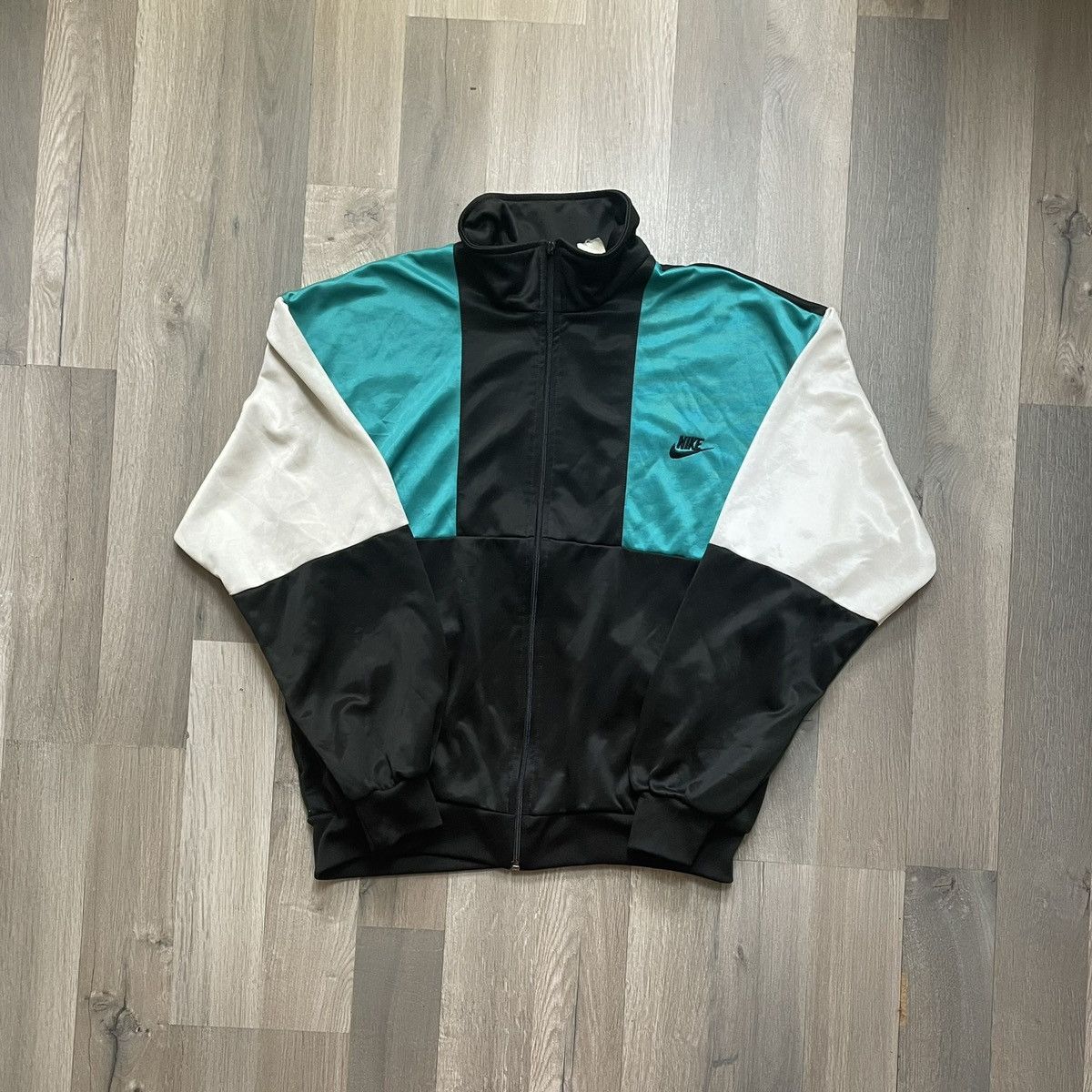 Nike Vintage Nike 90s Full Zip Fleece Sweatshirt Jacket Size US L / EU 52-54 / 3 - 1 Thumbnail