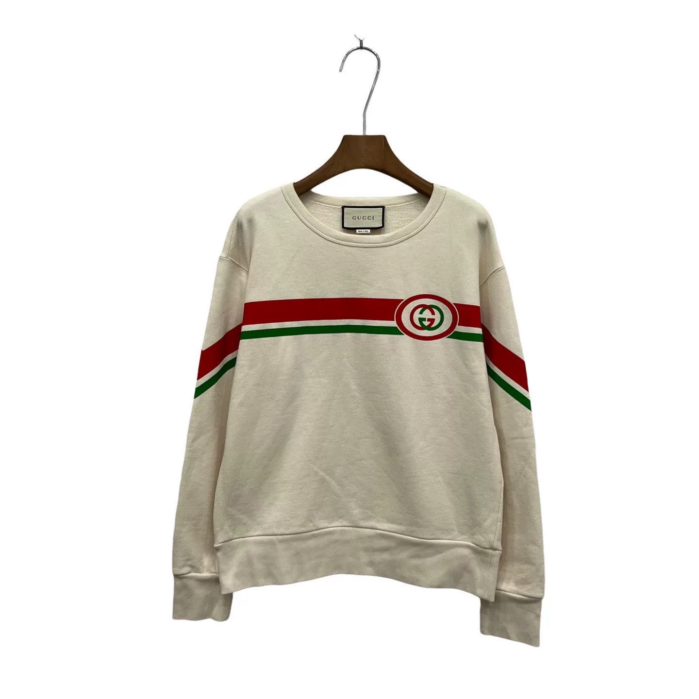 Gucci Gucci Red Green Stripe Sweatshirt Size XXS / US 00 / IT 34 - 1 Thumbnail