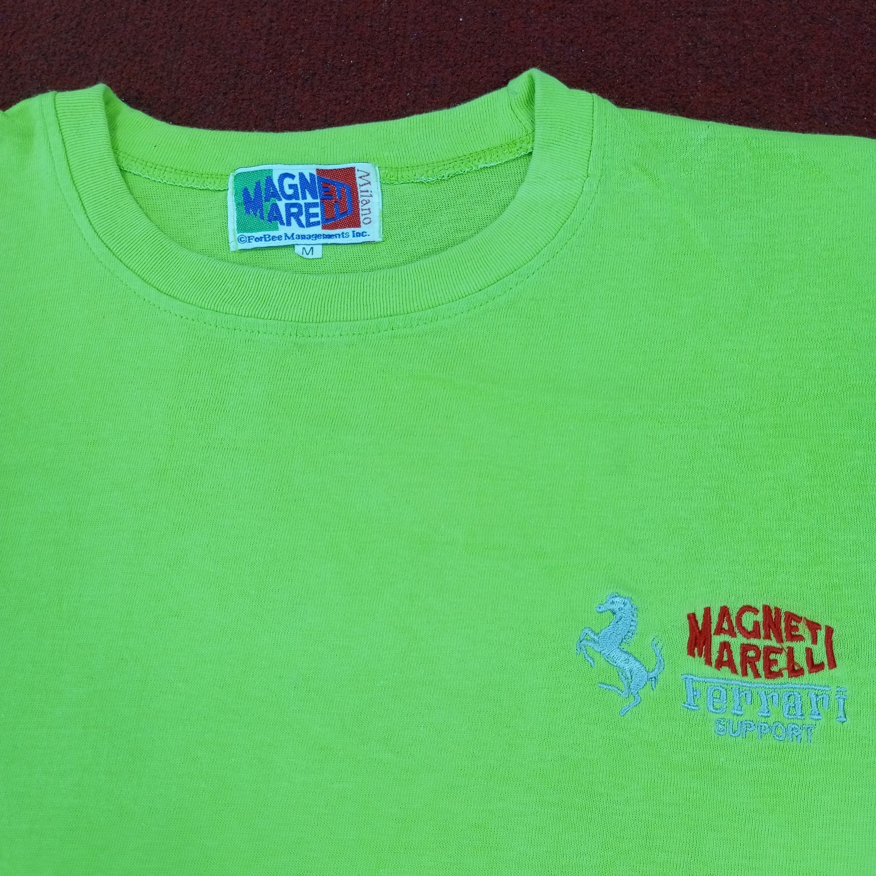 Ferrari × Vintage Magneti Marelli Ferrari Racing Motorsports Style Tshirt Size US L / EU 52-54 / 3 - 2 Thumbnail