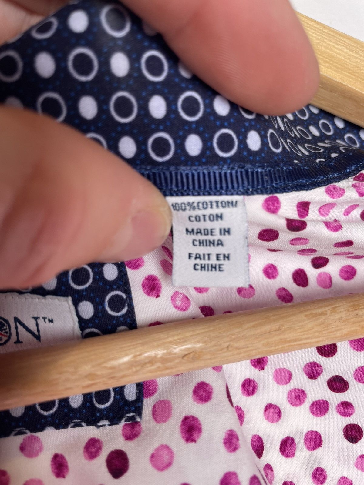 Other John Lennon Pink Dot Button-Up (L) Size US L / EU 52-54 / 3 - 8 Thumbnail