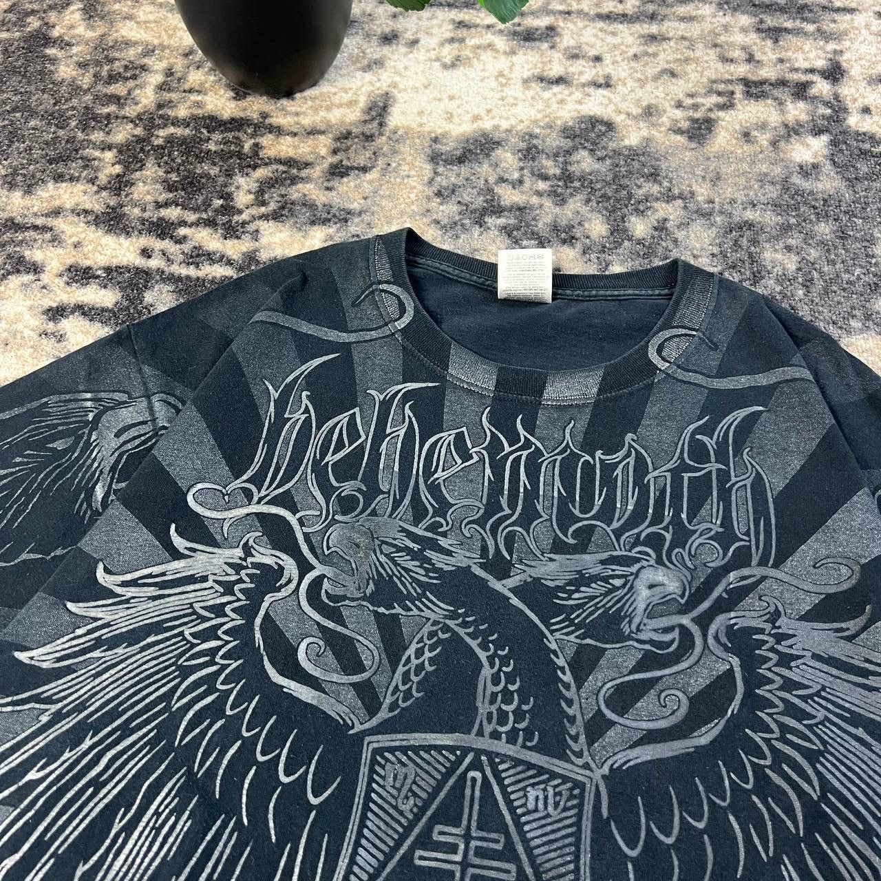 Band Tees Behemoth Vintage Y2K Allover Print Rock Band T-Shirt 1TS71 Size US L / EU 52-54 / 3 - 4 Thumbnail