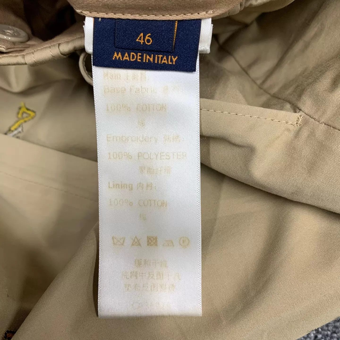 Louis Vuitton Lv Beige Pin Embroidered All Over Print Pants Mint Size US 30 / EU 46 - 5 Thumbnail