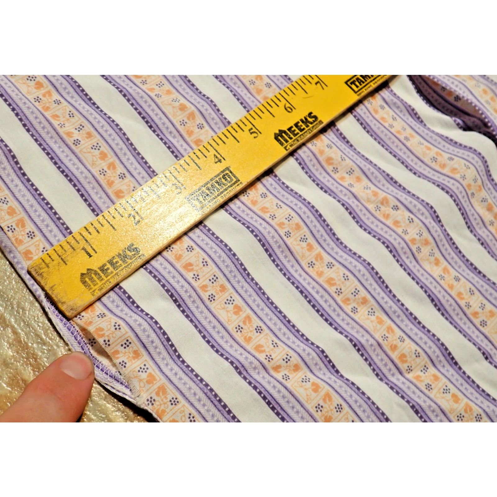MCM VINTAGE Vintage 60's Shirt Mens M Big Disco Collar MCM Abstract Stripe Boogie Nights Size US M / EU 48-50 / 2 - 6 Thumbnail