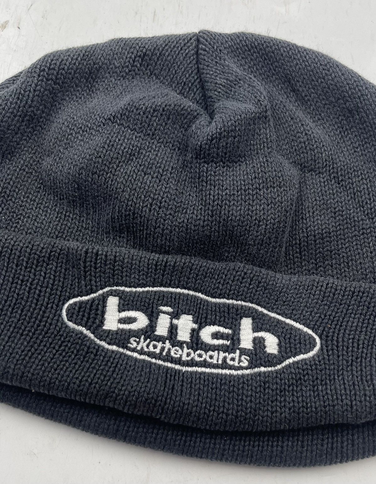Japanese Brand vintage bitch skateboard beanie hat tc43 Size ONE SIZE - 3 Thumbnail