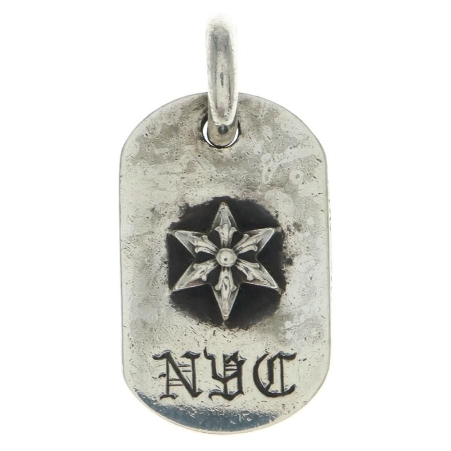 Chrome Hearts Chrome Hearts Raised Star NYC Dog Tag Pendant Necklace Size ONE SIZE - 1 Thumbnail