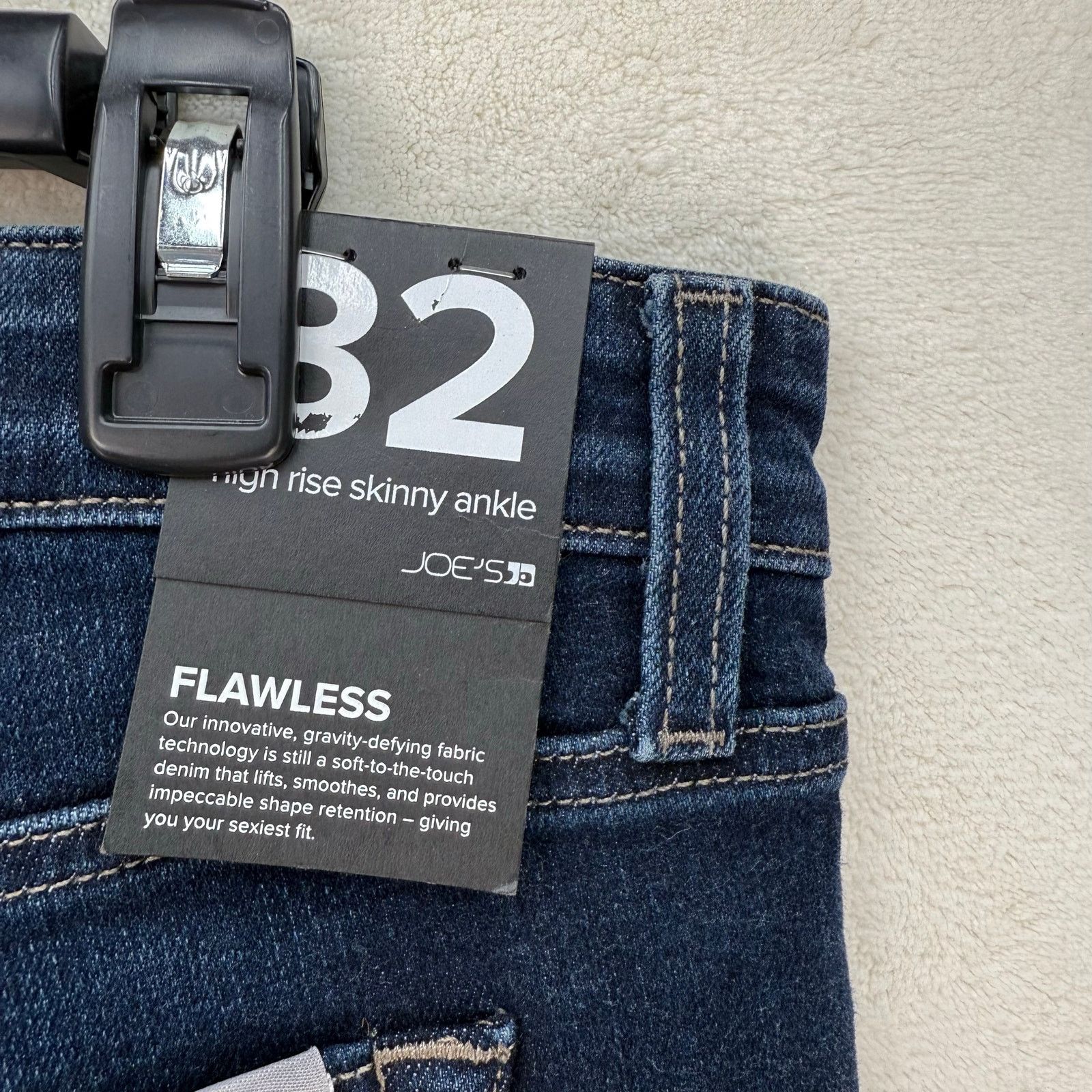 Joe's JOE'S HIGH RISE SKINNY ANKLE WOMEN'S 32 DARK WASH DENIM JE Size 32" / US 10 / IT 46 - 8 Thumbnail