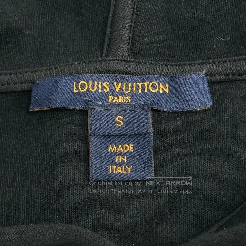 Louis Vuitton Louis Vuitton Black circle logo hooded sweatshirt Size S / US 4 / IT 40 - 5 Thumbnail