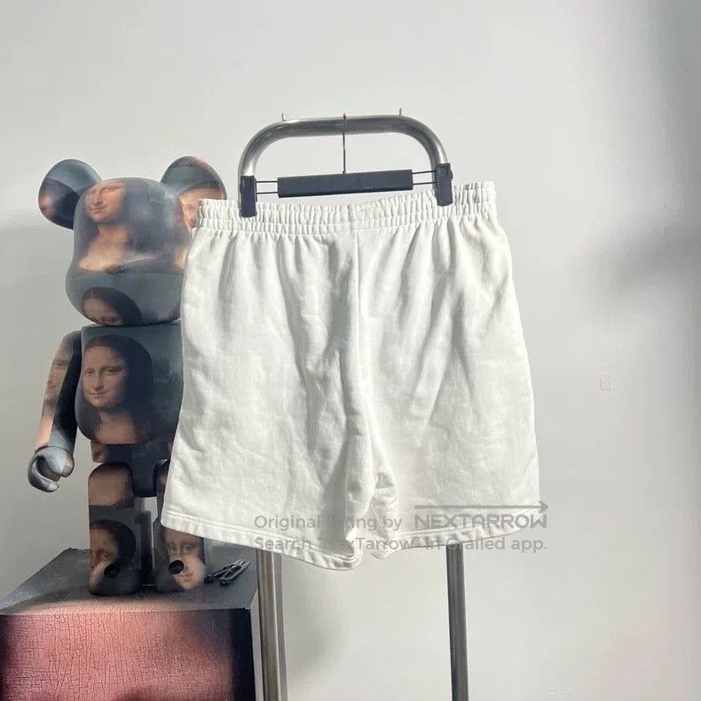 Balenciaga Embroidered Wave Shorts.