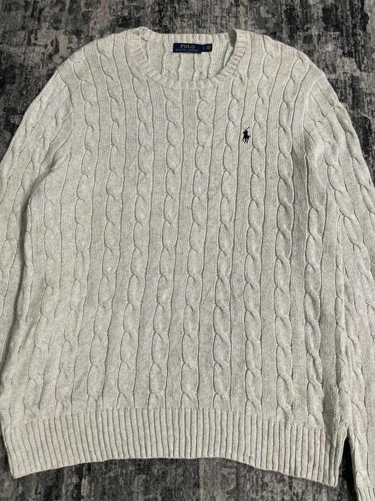 Polo Ralph Lauren Polo Ralph Lauren Cable Knit Sweater Size US L / EU 52-54 / 3 - 5 Thumbnail