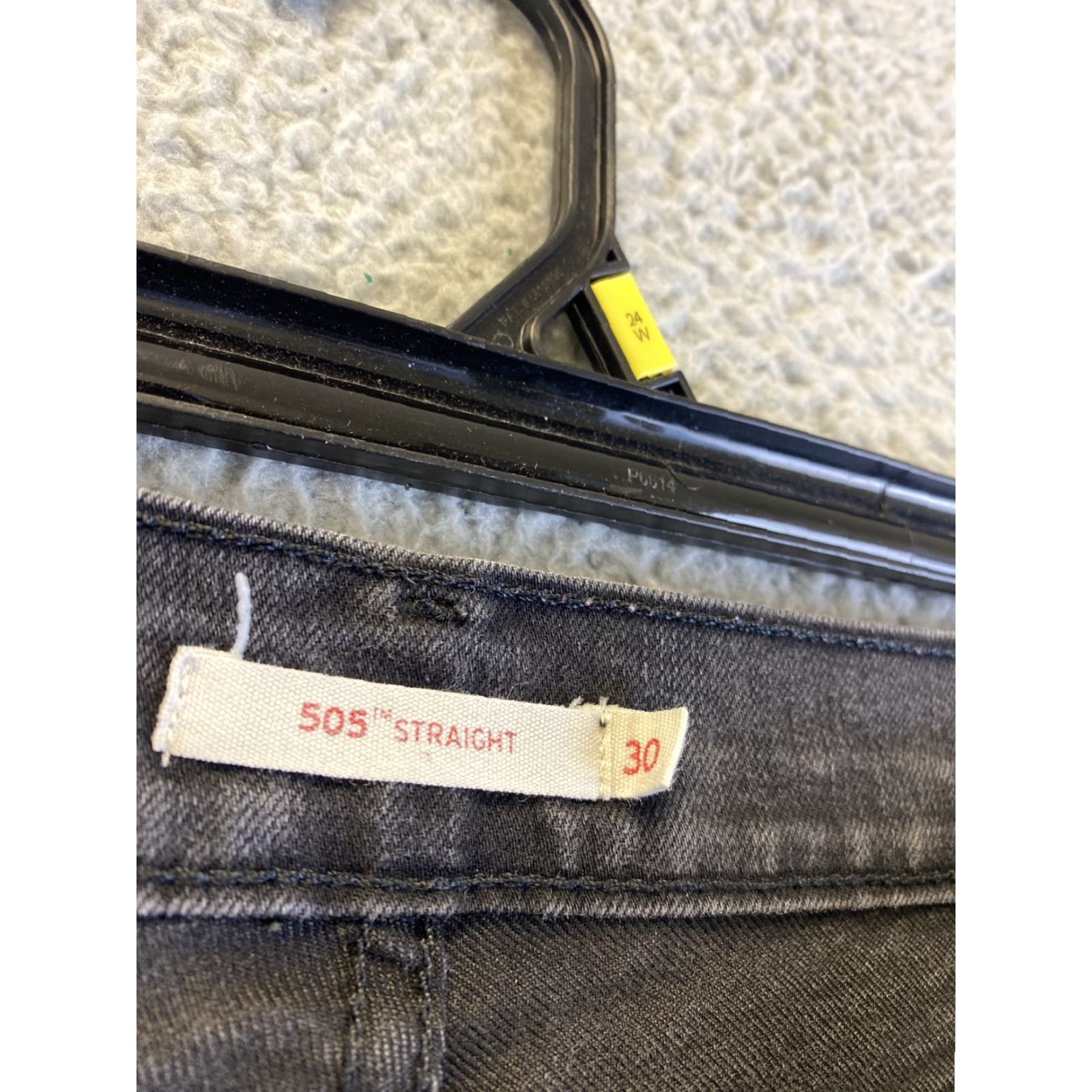 CO Levi Strauss & Co jeans 505 boot Black W30xL30 Women’s Mid Rise Cotton Denim Jeans Size 30" / US 8 / IT 44 - 6 Thumbnail