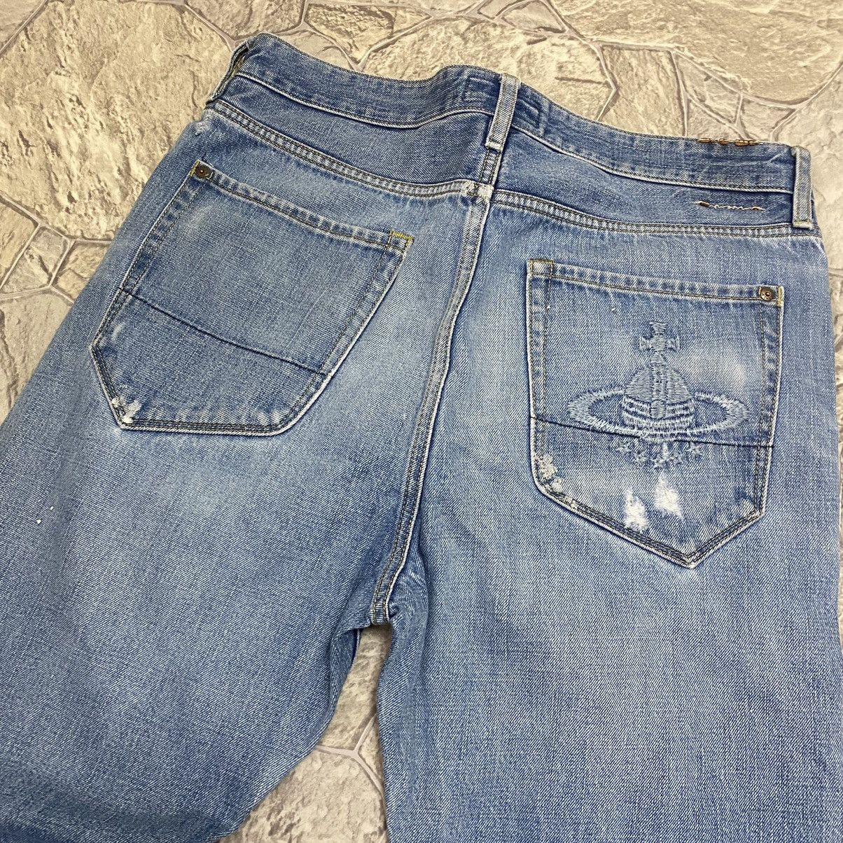 Vintage Vivienne Westwood Big LogoDenim Jeans Size US 32 / EU 48 - 3 Thumbnail