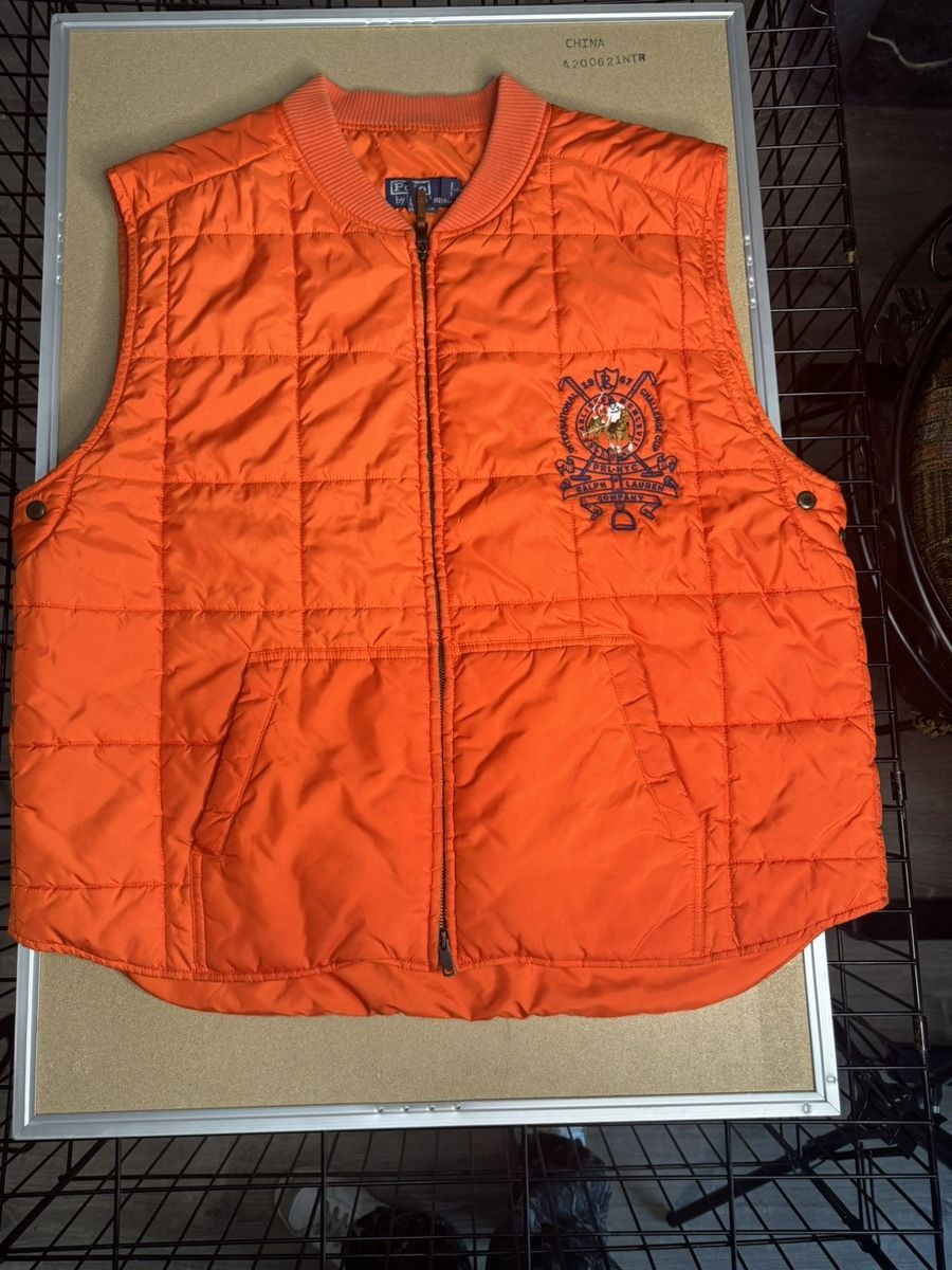 Polo Ralph Lauren Vintage Polo Ralph Lauren Down Puffer Vest XXL Full Zip Size US XXL / EU 58 / 5 - 1 Thumbnail