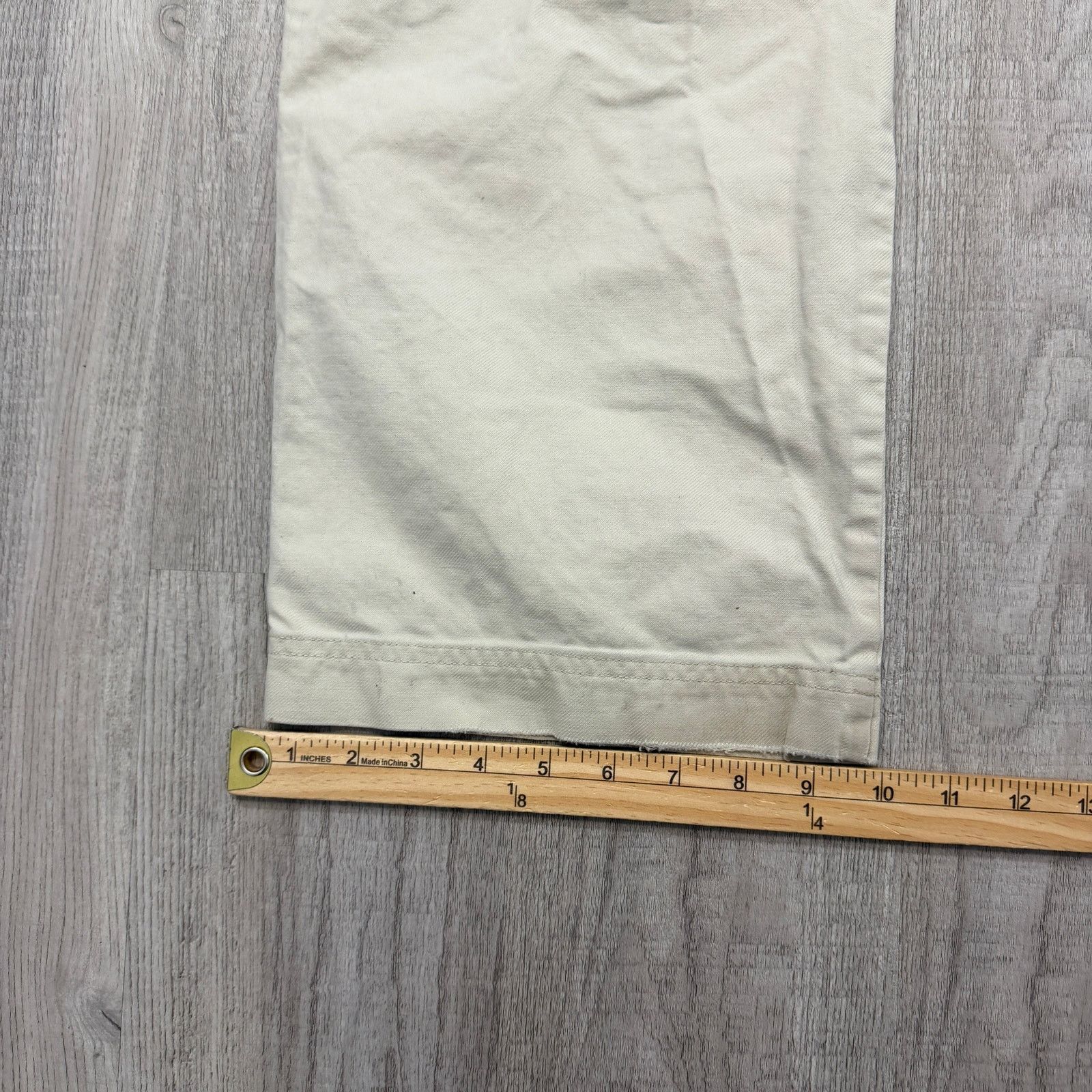 Tommy Hilfiger Vintage Tommy Hilfiger Pants Men's 33x32 Ivory Straight Size US 33 - 13 Thumbnail