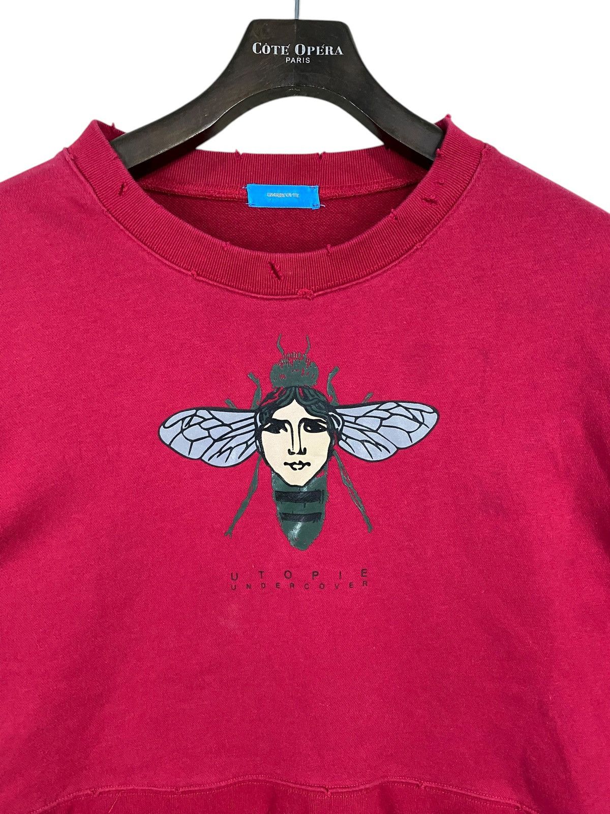 Undercover FW17 undercover utopie queen bee crop sweatshirt Size L / US 10 / IT 46 - 3 Thumbnail