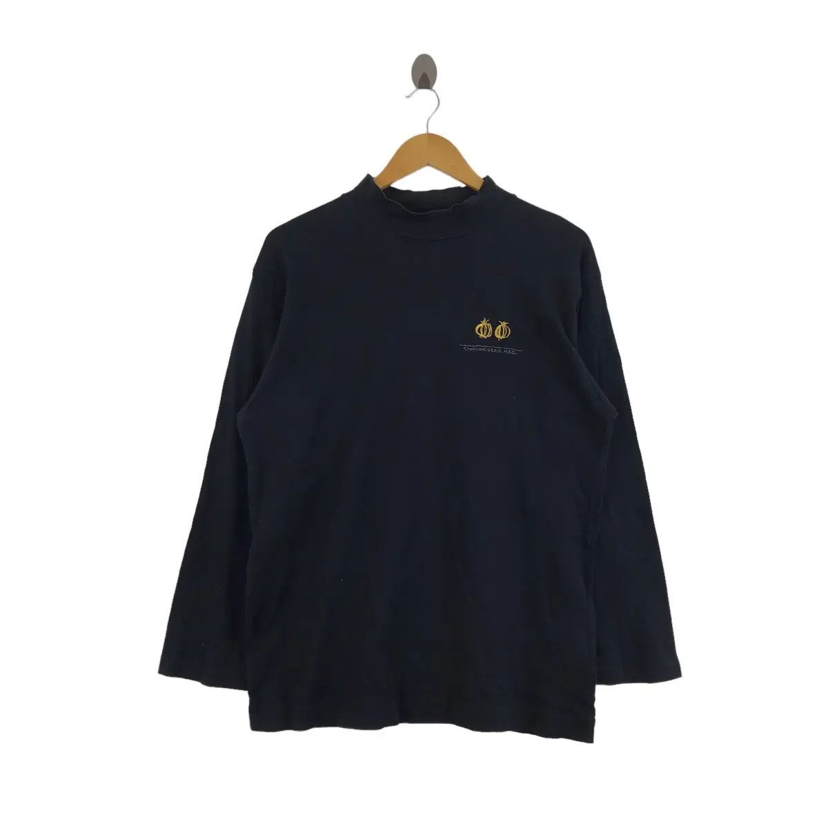 Issey Miyake Vtg 90’ ISSEY MIYAKE HAI Stock Logo Turtleneck Sweater Size M / US 6-8 / IT 42-44 - 1 Thumbnail