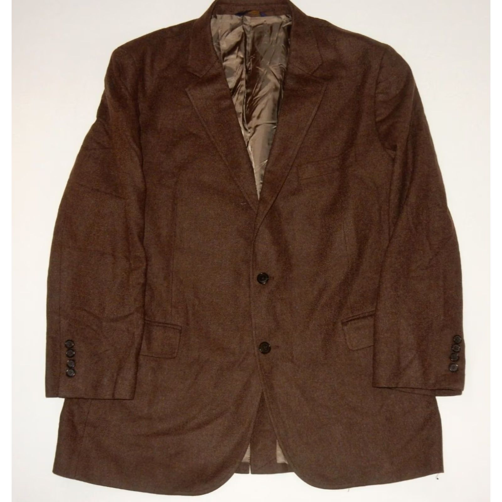 Brooks Brothers Brooks Brothers Blazer Jacket Sport Coat 40L Brown Men's Blazer Madison Size 40R - 2 Thumbnail