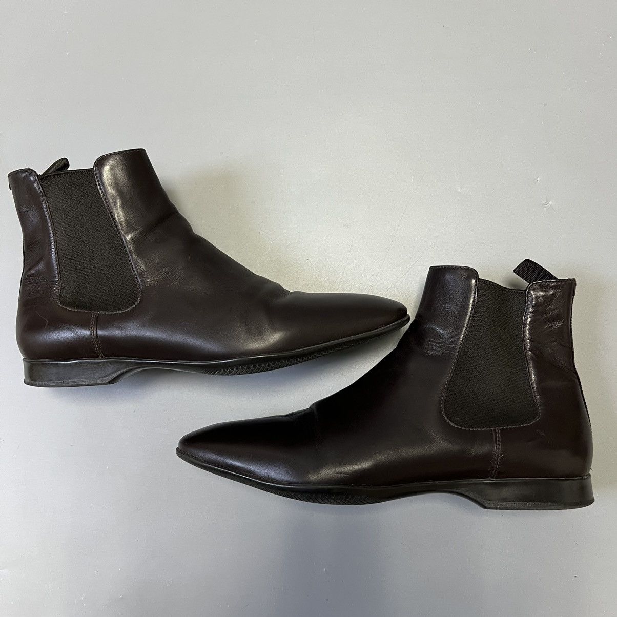Prada Vintage Prada Sport Leather Chelsea Boots Brown Slip men’s Size US 7 / EU 40 - 2 Thumbnail