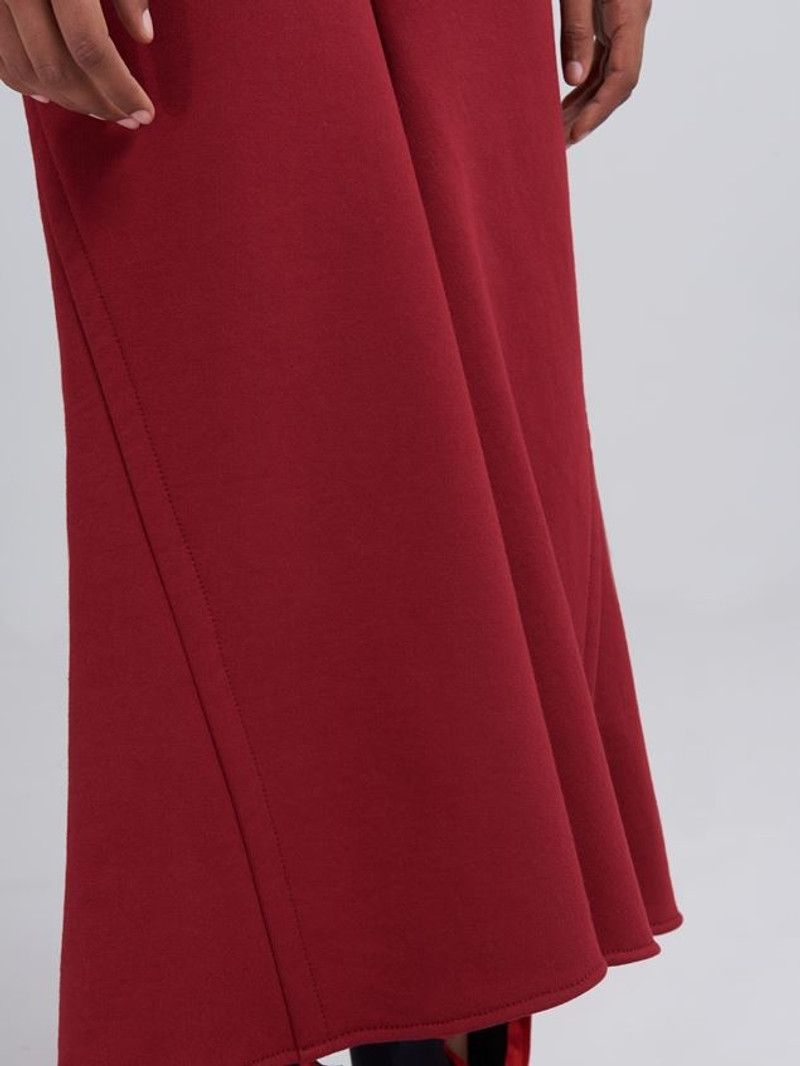 Marni o1y1125 Midi Skirt in Red Size 26" / US 2 / IT 38 - 4 Thumbnail