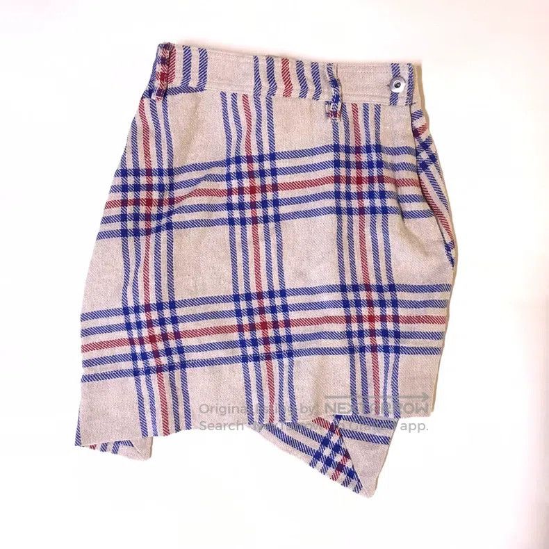 Vivienne Westwood Vivienne Westwood Red and blue contrast with irregular des Size 26" / US 2 / IT 38 - 1 Thumbnail