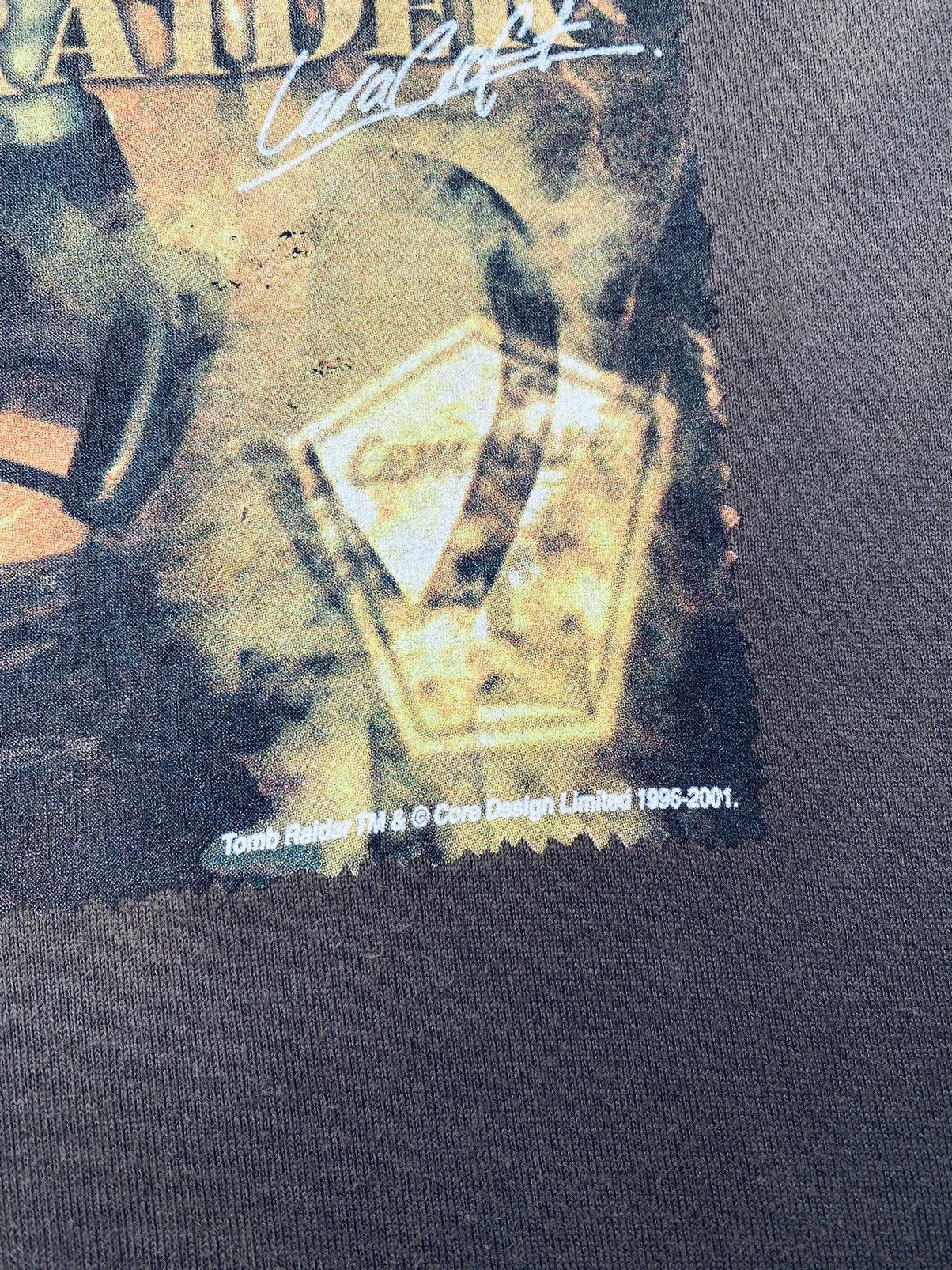 Japanese Brand Vintage Anime Game Tomb Raider Signature Ringer Tees Size US S / EU 44-46 / 1 - 6 Thumbnail