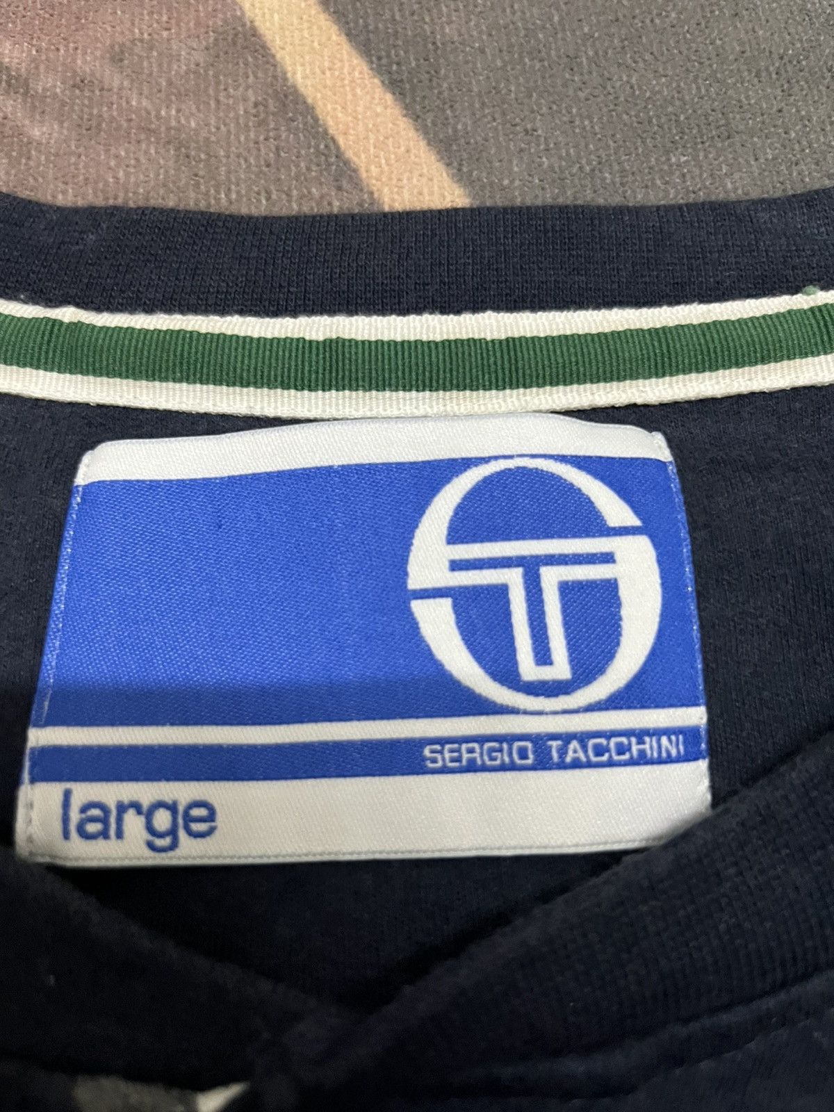 Sergio Tacchini 💥Sergio Tacchini Backnumber 76 Tee Size US L / EU 52-54 / 3 - 8 Thumbnail