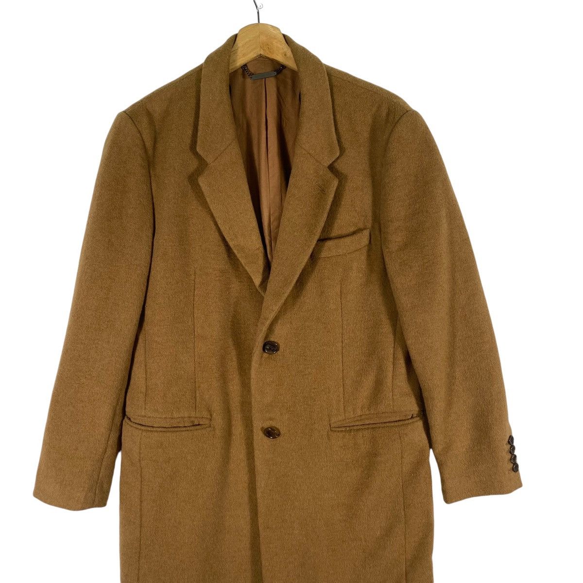 Japanese Brand × Other × monkey time Vintage Monkey Time Wool Long Jacket M Size Brown Colour Size US M / EU 48-50 / 2 - 4 Thumbnail