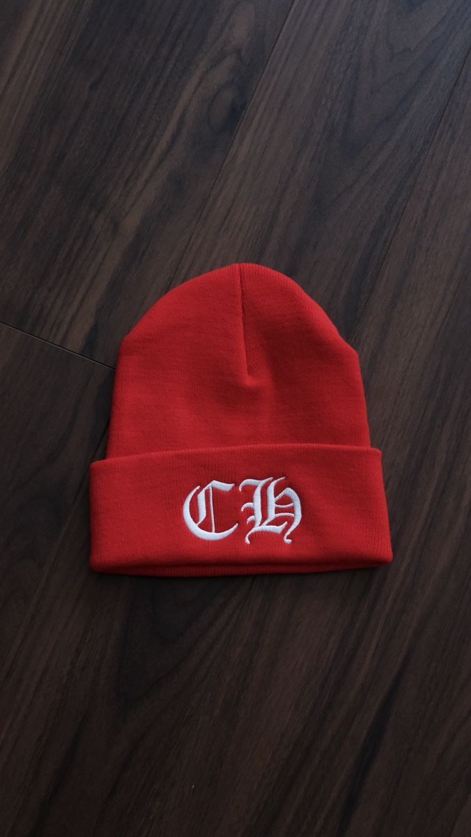 Chrome Hearts Chrome Hearts Red Watch Beanie Size ONE SIZE - 1 Thumbnail