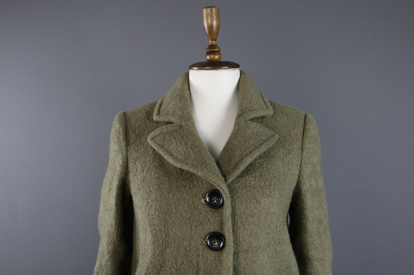 Designer Ladies Max&Co Slim Casual Two Pockets Over Coat Jacket Size M / US 6-8 / IT 42-44 - 2 Thumbnail