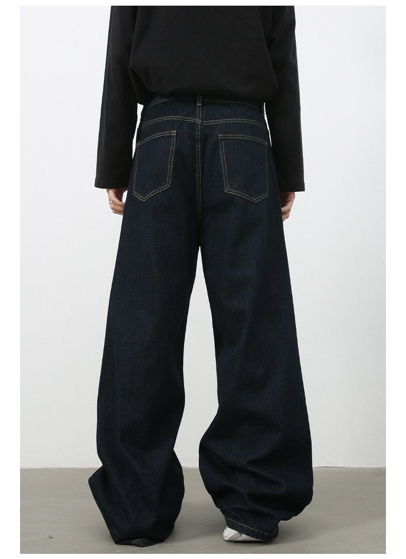 Jean Men's American loose straight wide-leg casual jeans Size US 32 / EU 48 - 4 Thumbnail