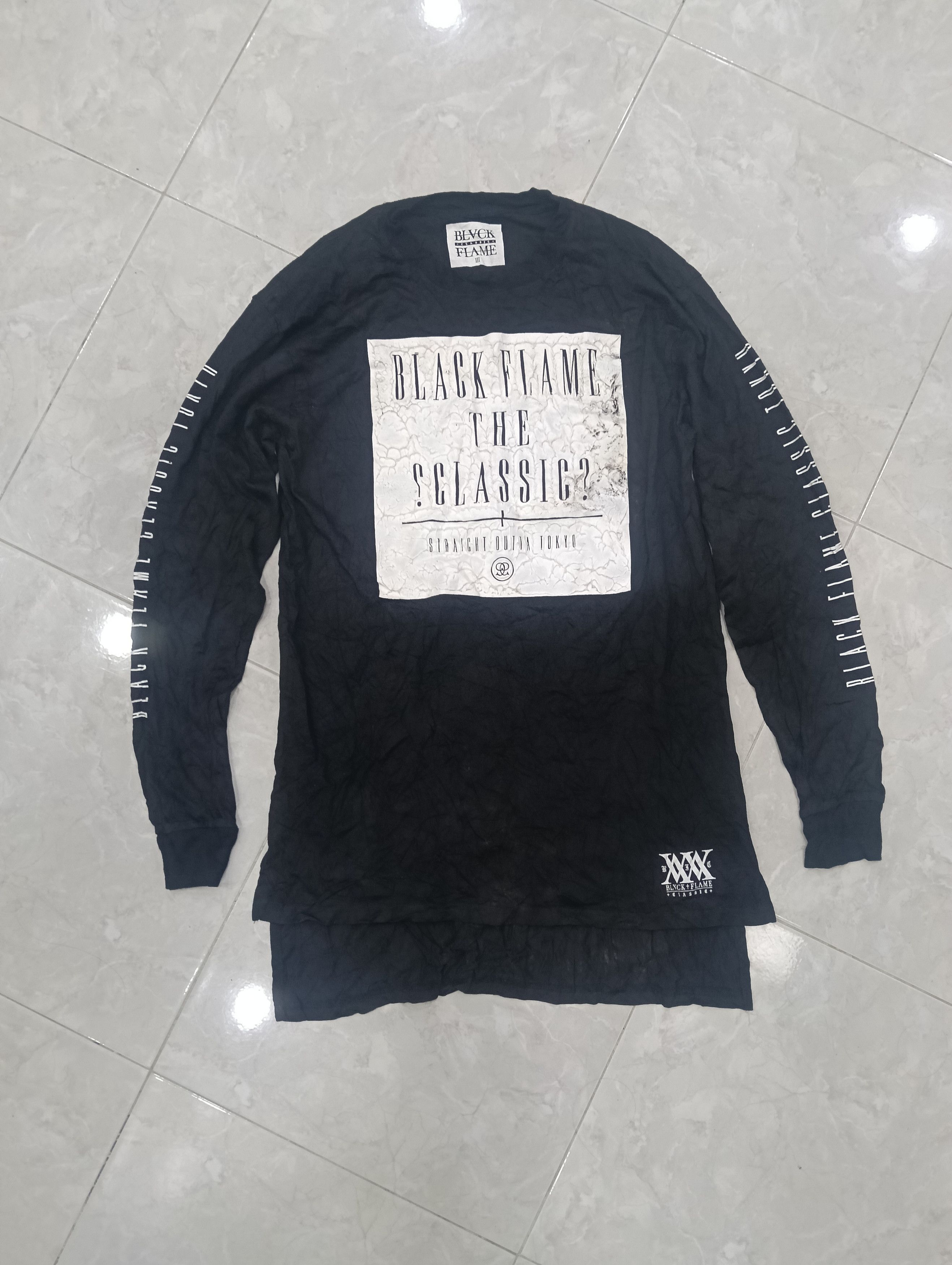 Japanese Brand Black Flame The Classic Tee Size US M / EU 48-50 / 2 - 2 Thumbnail