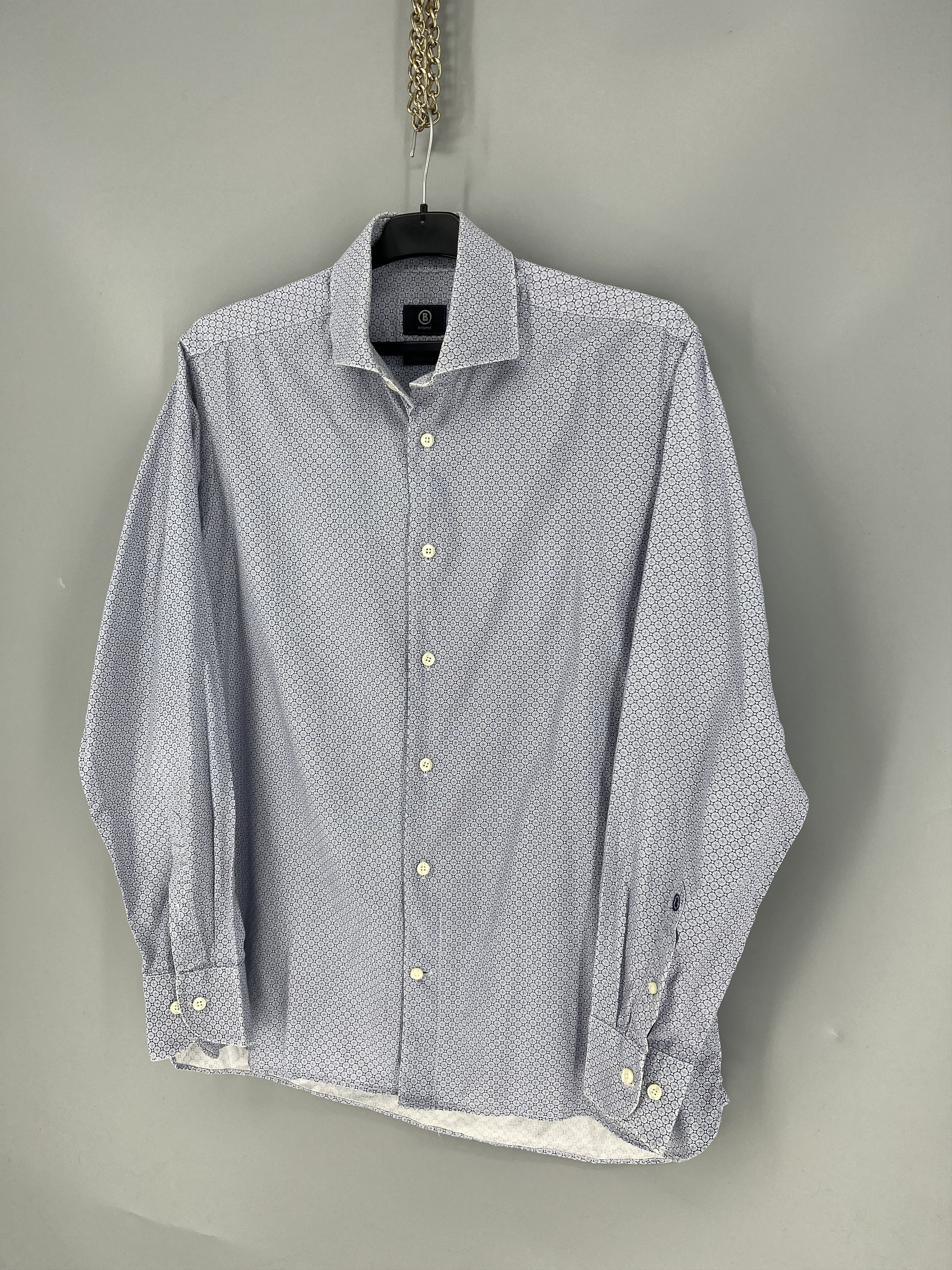 Bogner Bogner Checked Button-Up Shirt Blue Men’s L Size US L / EU 52-54 / 3 - 3 Thumbnail