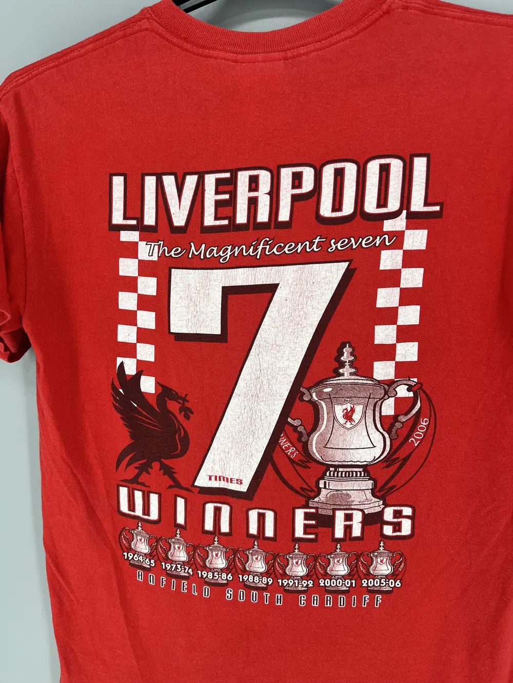 Vintage Vintage Football TShirt Champions League Liverpool Hammers Size US S / EU 44-46 / 1 - 10 Thumbnail