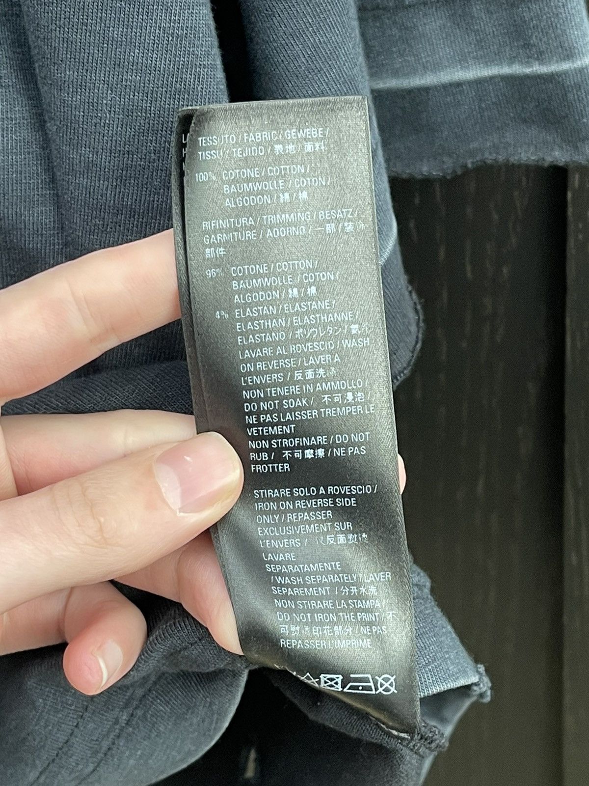 Balenciaga Distressed Logo T Size US M / EU 48-50 / 2 - 7 Thumbnail