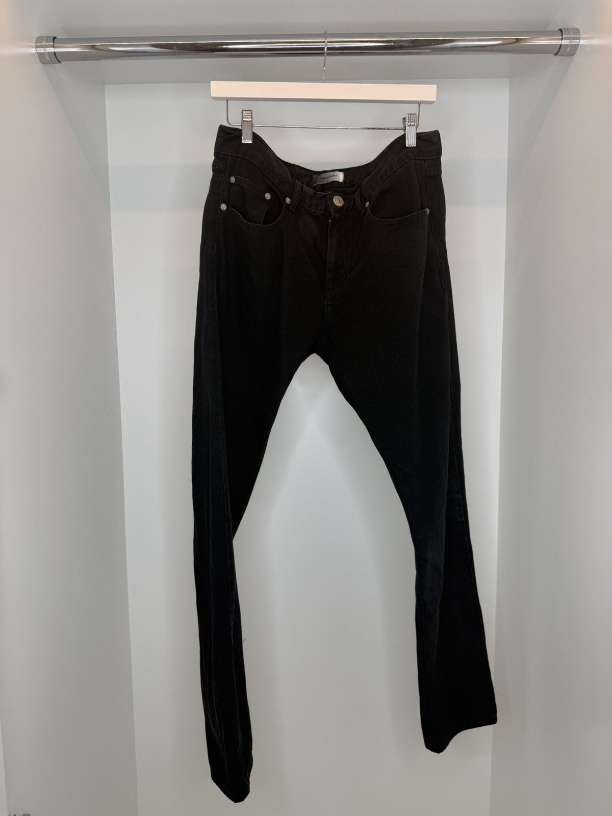 Isabel Marant Isabel Marant Washed Black Denim — Tapered Leg — 31 Size US 31 - 1 Thumbnail