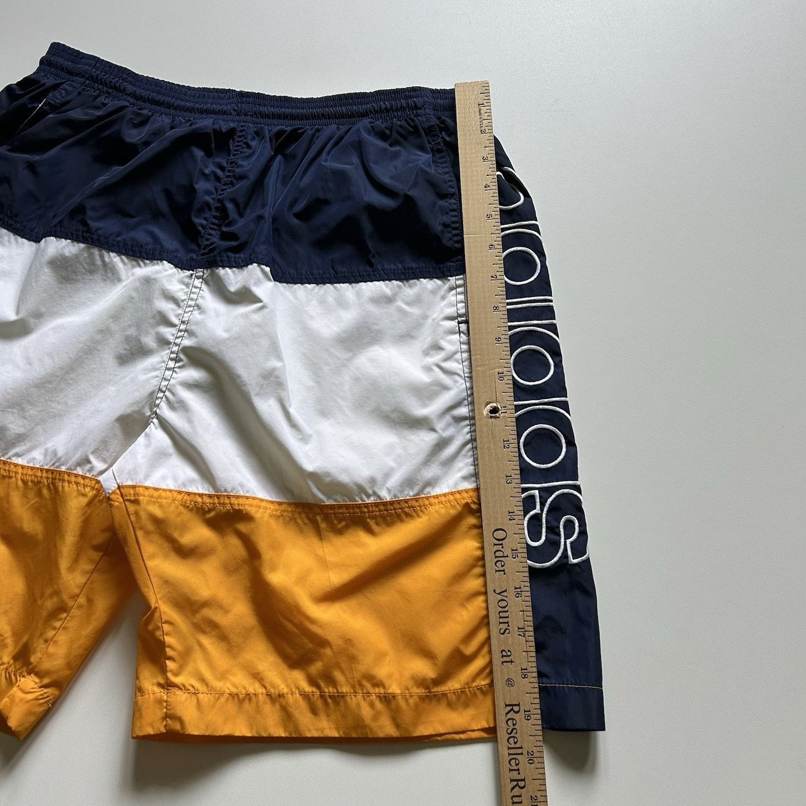 Adidas Vintage Adidas Swim Shorts Medium Y2K Spell Out 3 Stripe Size US 30 / EU 46 - 5 Thumbnail