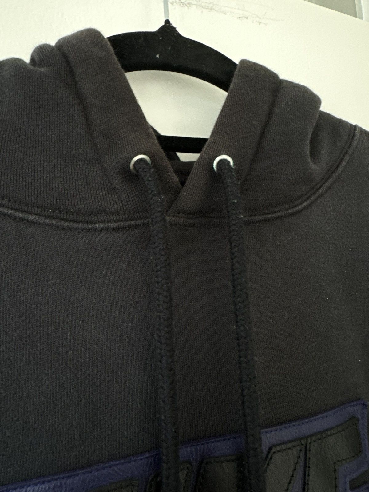 Supreme Supreme Nike Leather Appliqué Hoodie Black Size US M / EU 48-50 / 2 - 3 Thumbnail