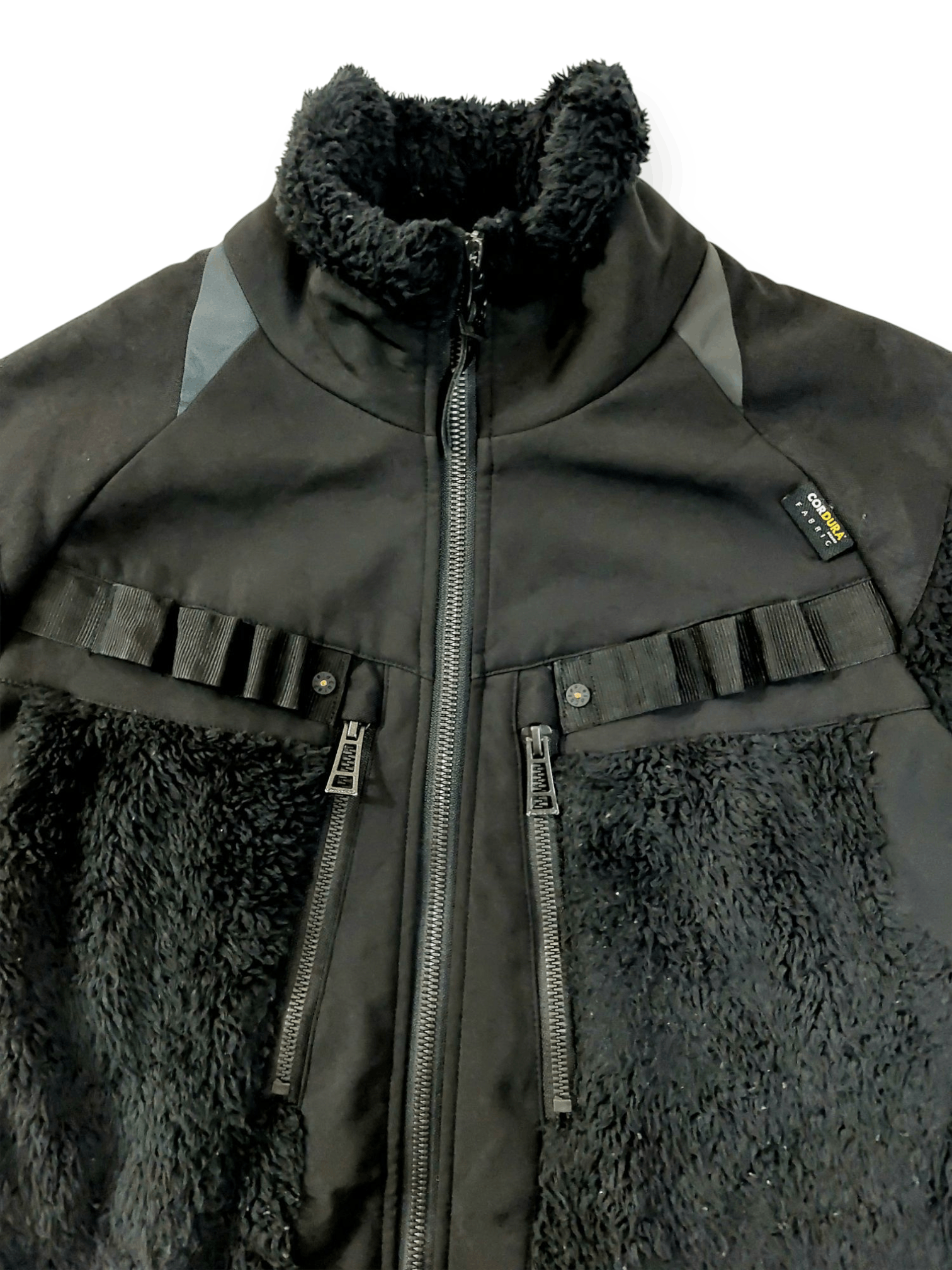Designer Fieldcore Black Sherpa Fleece Cordura Fabrics Jacket Size US M / EU 48-50 / 2 - 9 Thumbnail