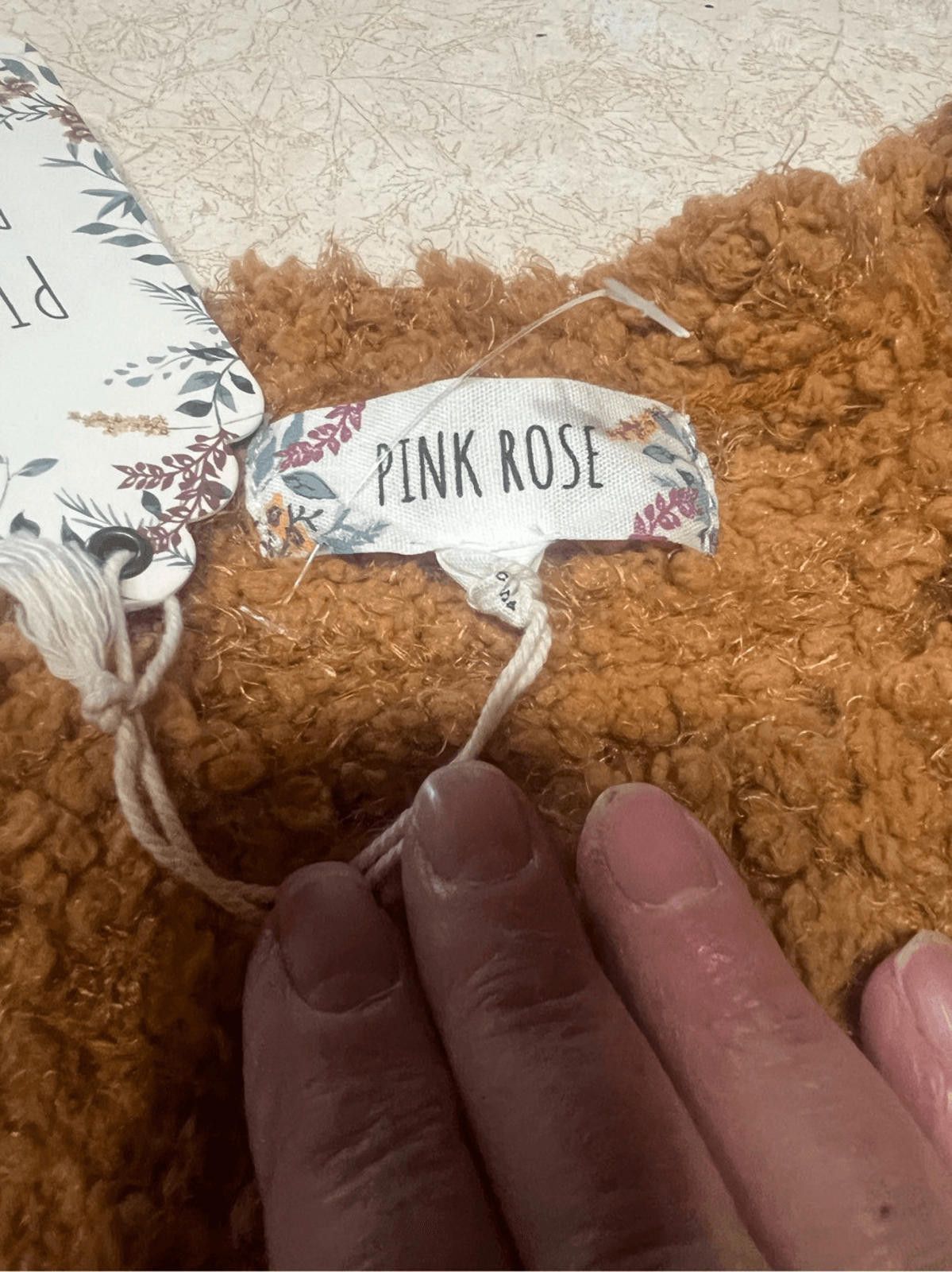 Designer Pink Rose gold High/Low Popcorn Sweater Sz L NWT Size L / US 10 / IT 46 - 3 Thumbnail