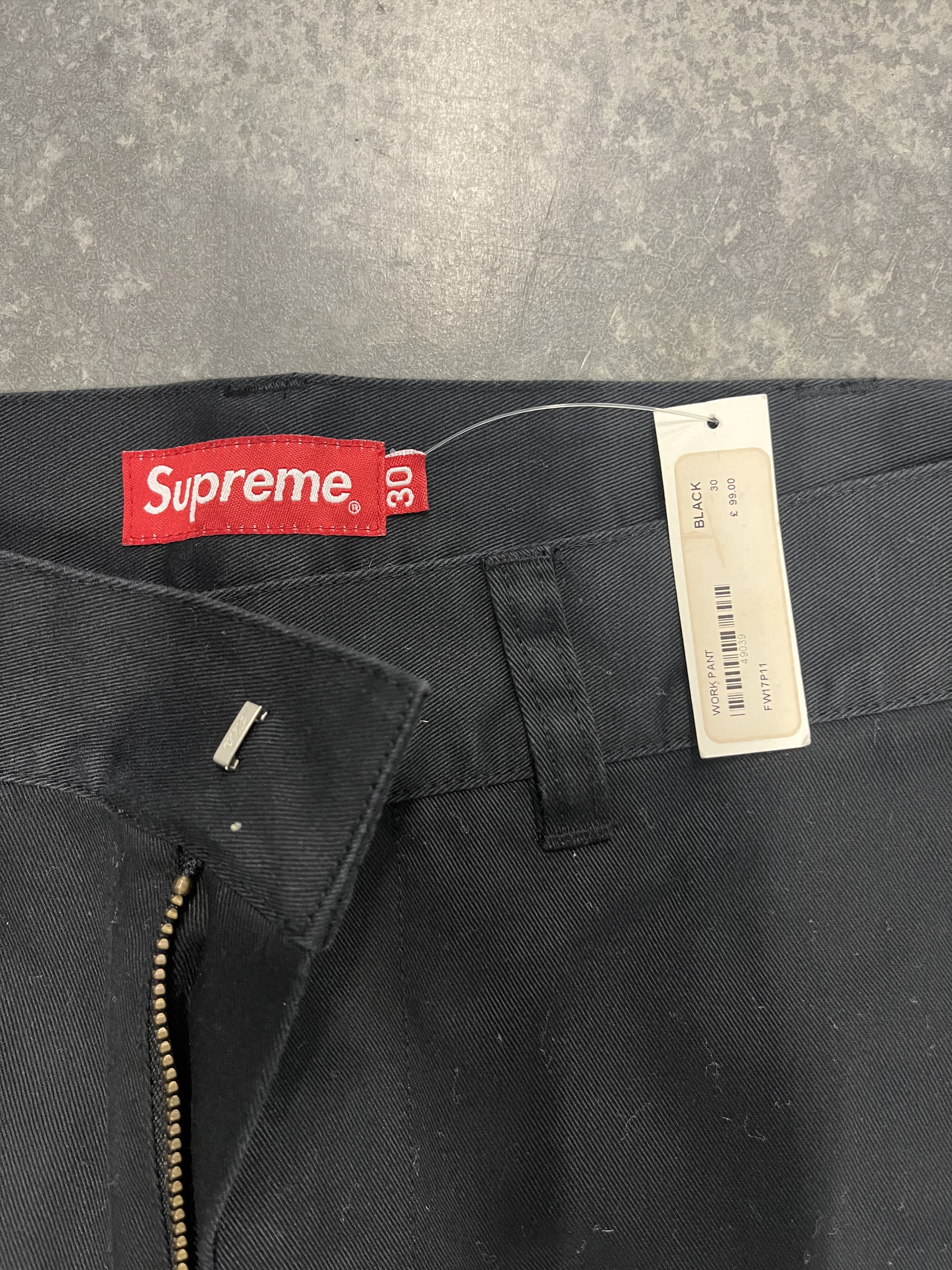 Supreme Supreme work pant black Size US 30 / EU 46 - 3 Thumbnail