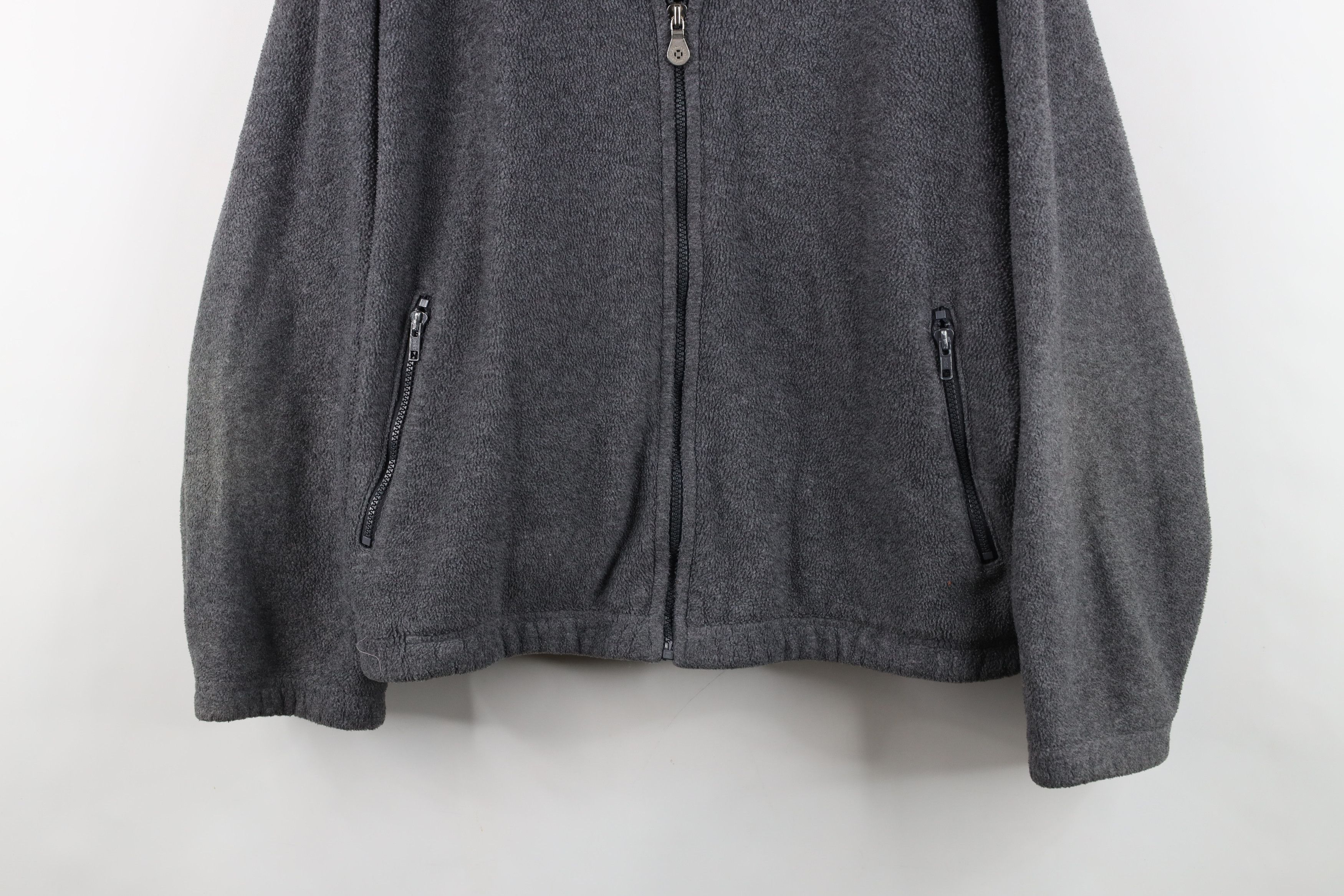Lands' End Vintage 90s Lands End Blank Boxy Fit Fleece Jacket USA Size US L / EU 52-54 / 3 - 3 Thumbnail